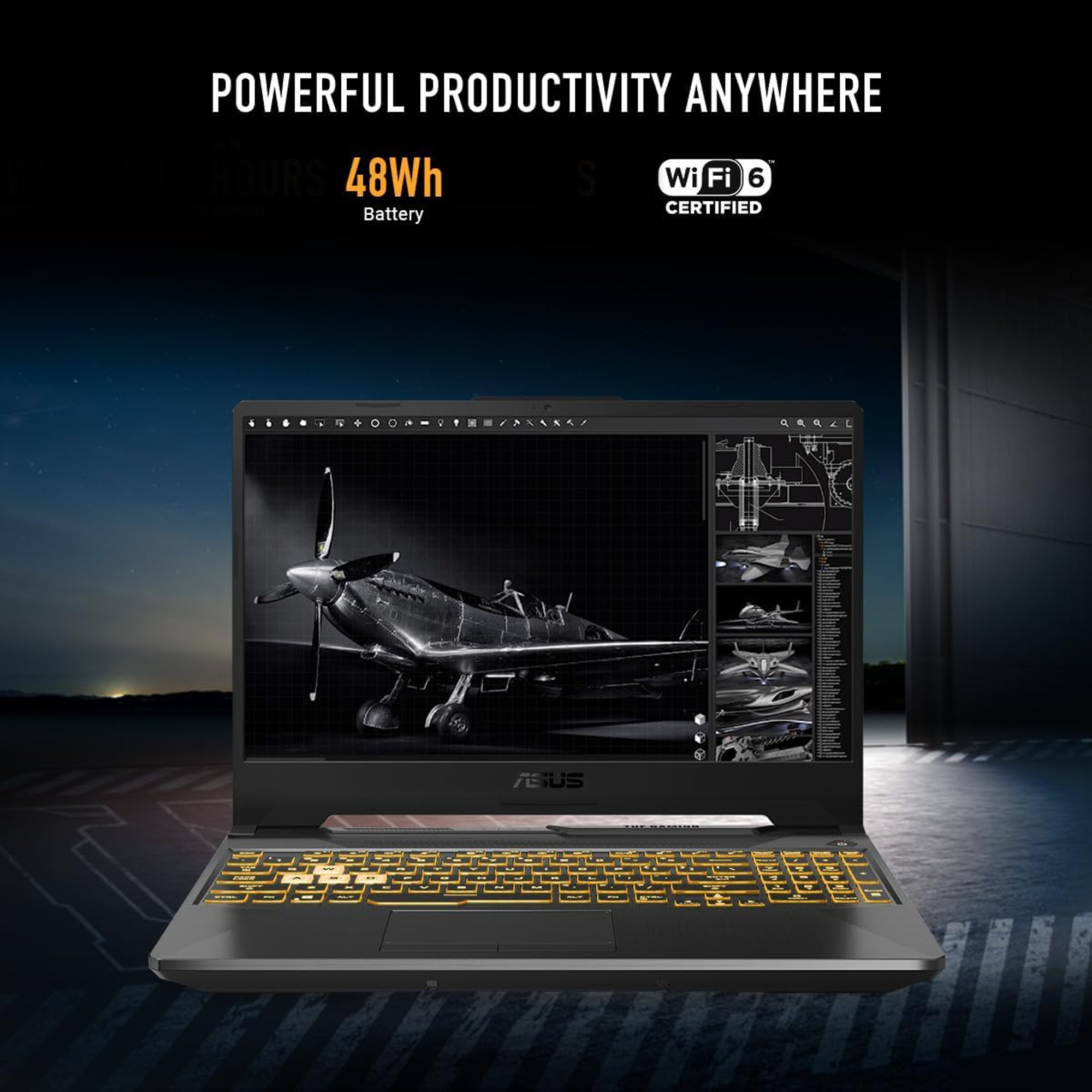 ASUS TUF A15 Gaming Laptop | AMD Ryzen™ 7 7435HS Nvidia Geforce RTX 4060 8GB DDR6, 16GB DDR5 Ram, 15.6-inch FHD 144Hz - Best Prices