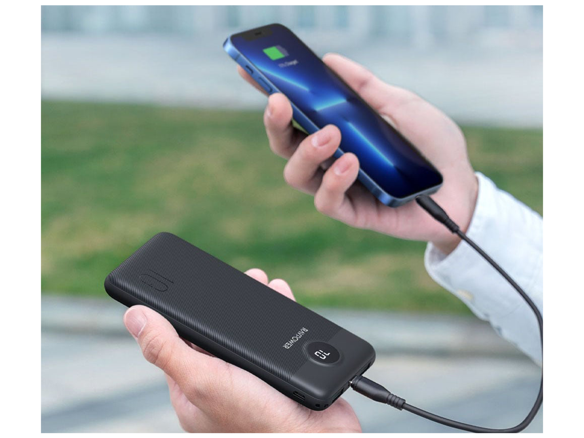 راف باور Pd Pioneer باوربانك 20 واط 10000مللي امبير ب 3 منافذ - أفضل سعر