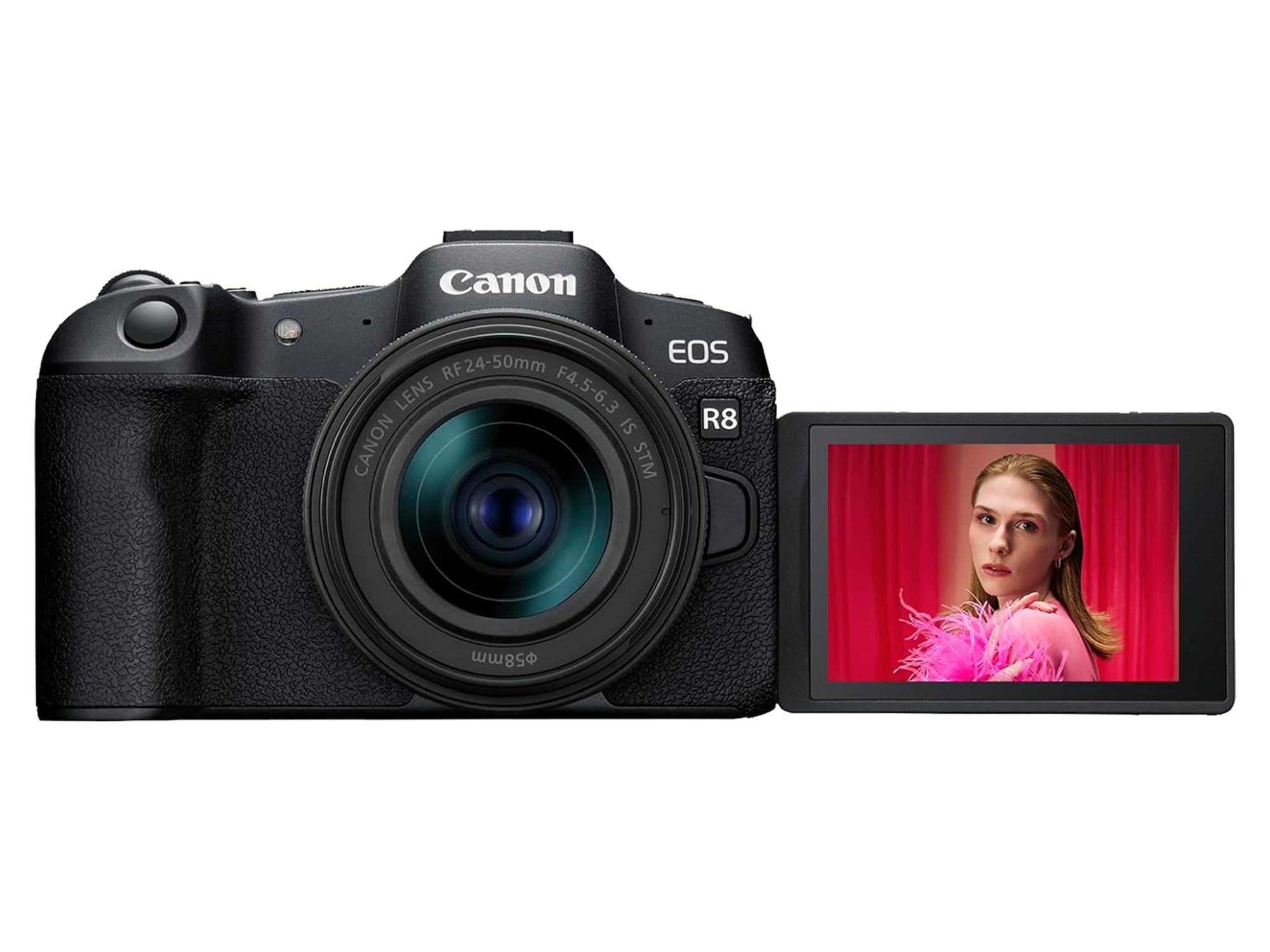 كانون EOS R8 Mirrorless Camera + RF 24-50mm F4.5-6.3 IS STM Lens - أفضل سعر