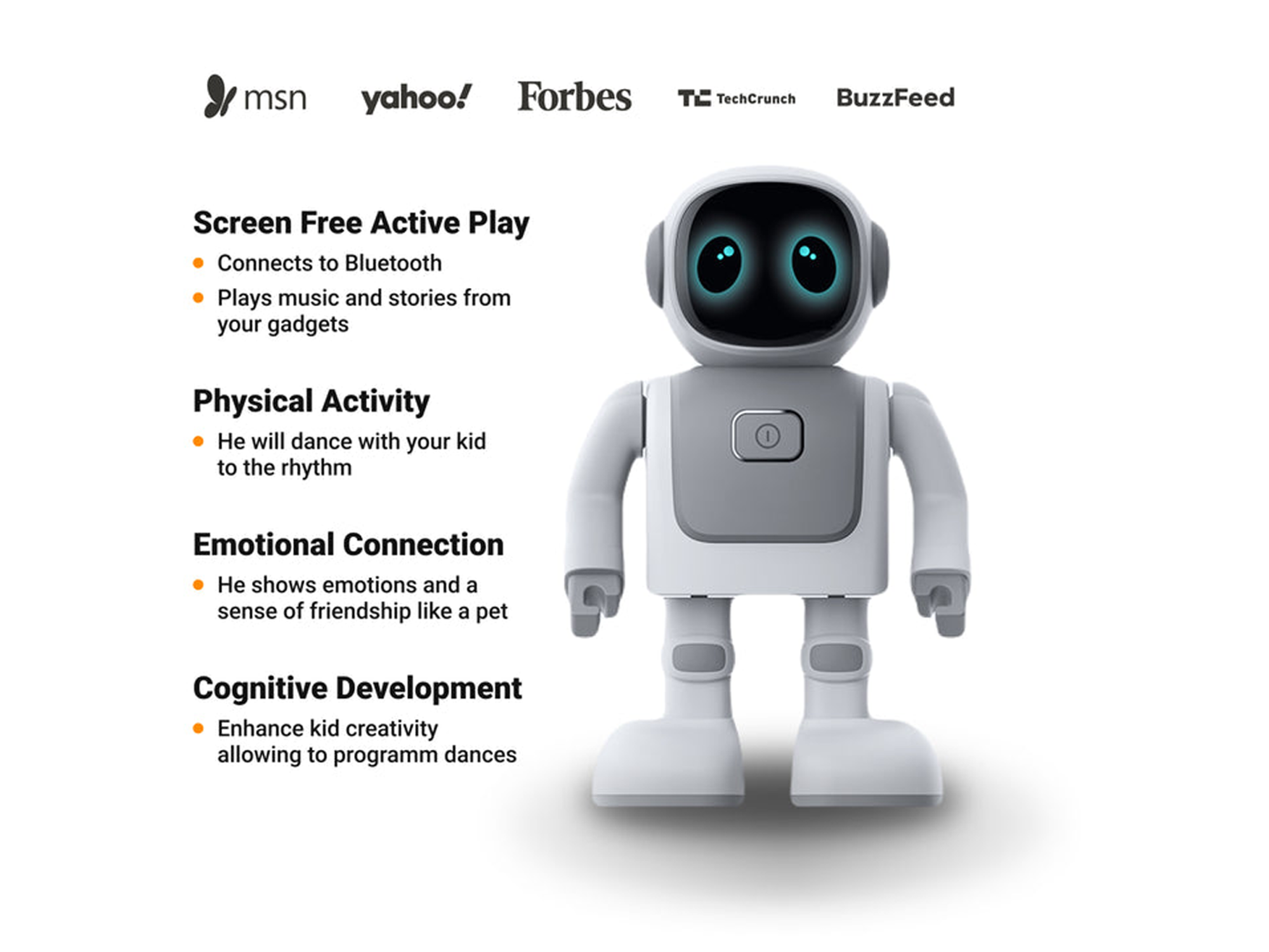 Dancing Robert Interactive Companion Robot - Best Prices