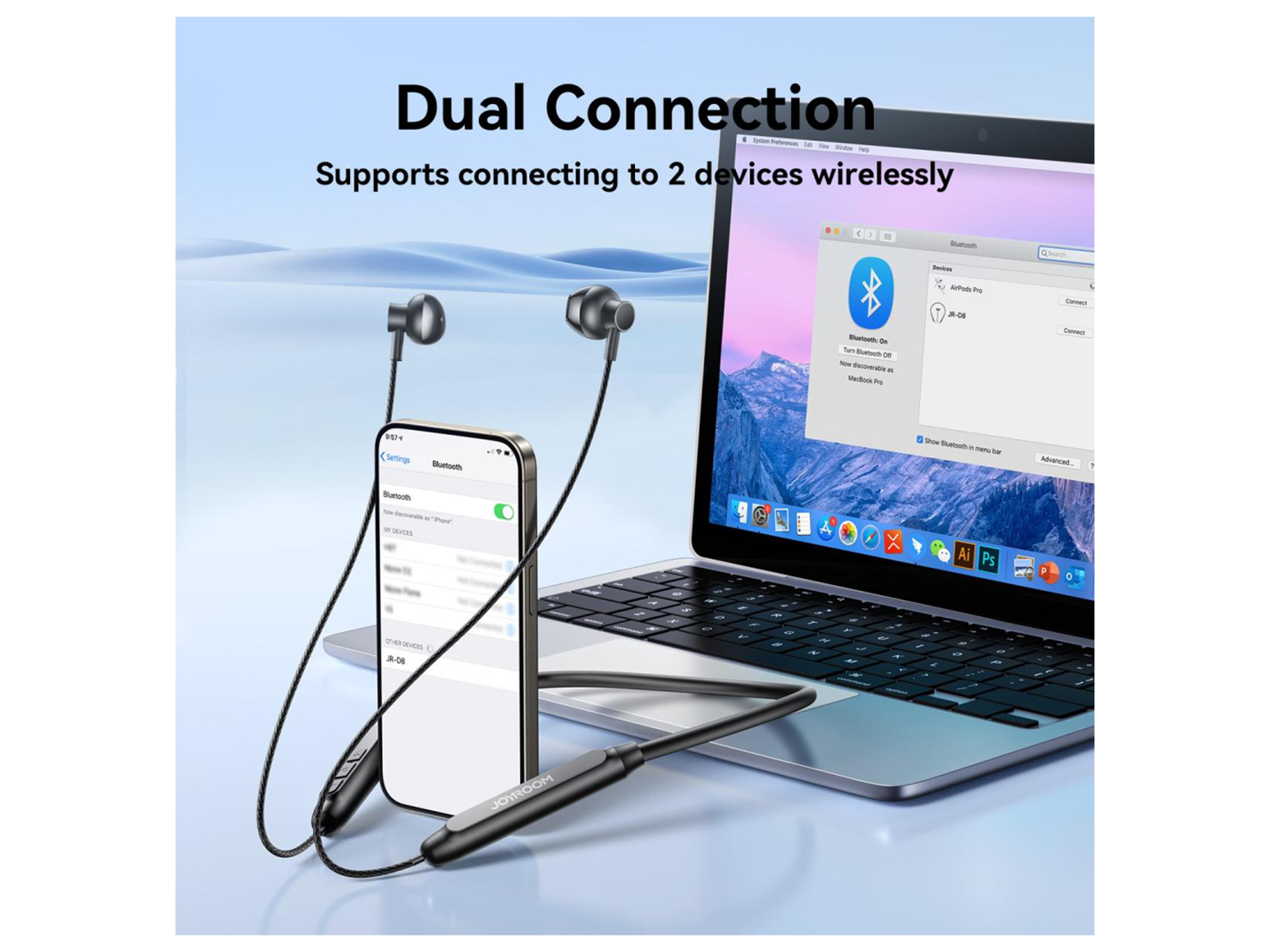 جوي روم JR-D8  سماعات راس لاسلكية - أفضل سعر