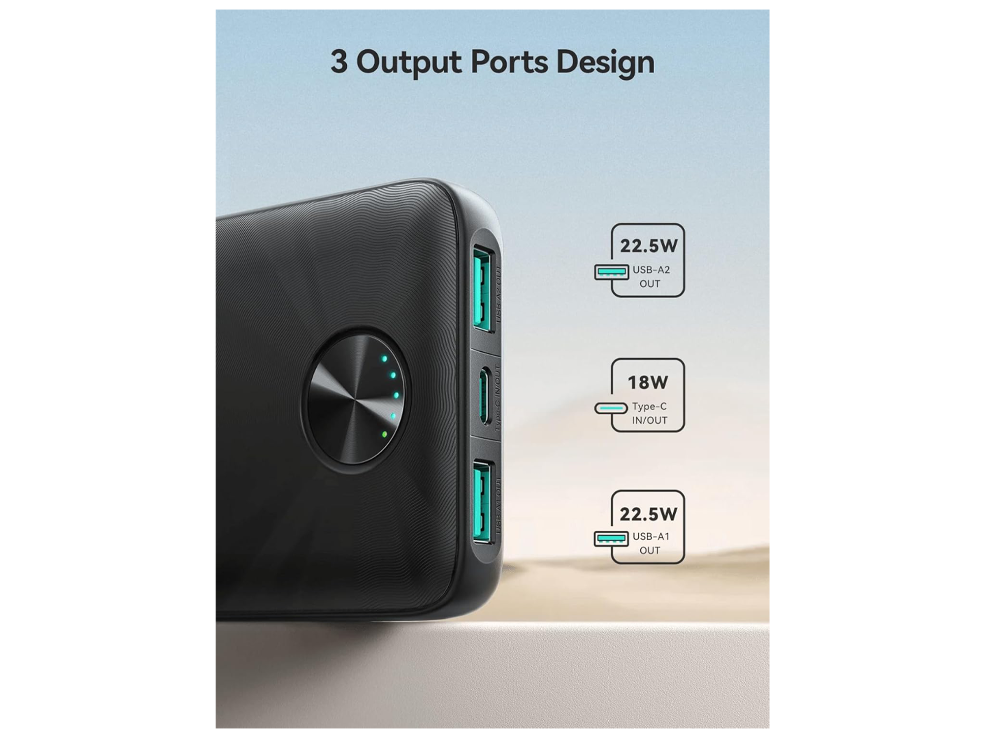 JoyRoom JR-PBF15 22.5W 10000mAh LED Fast Charging Power Bank - Best Prices
