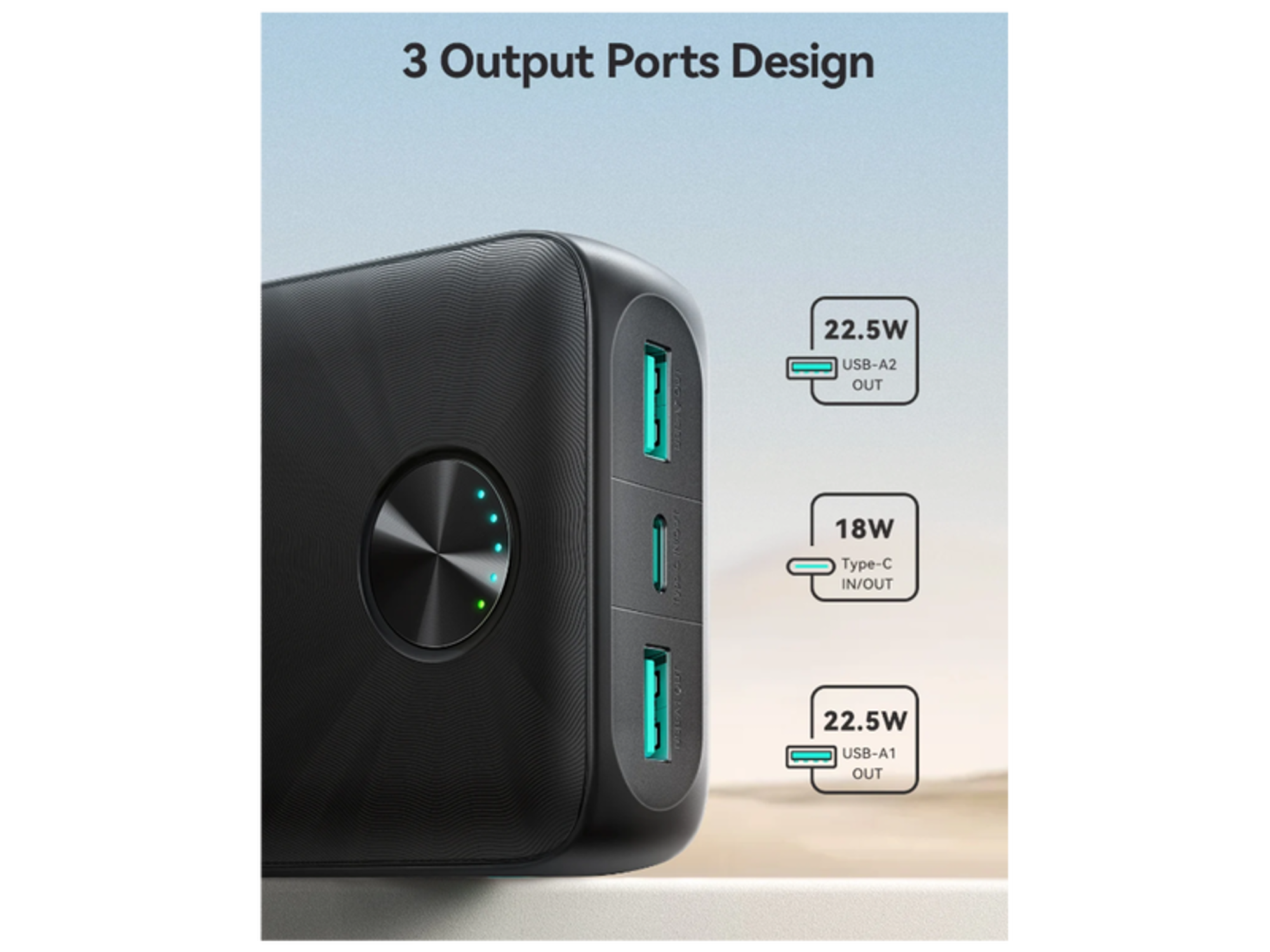 JoyRoom JR-PBF16 22.5W LED Power Bank 20000mAh - Best Prices