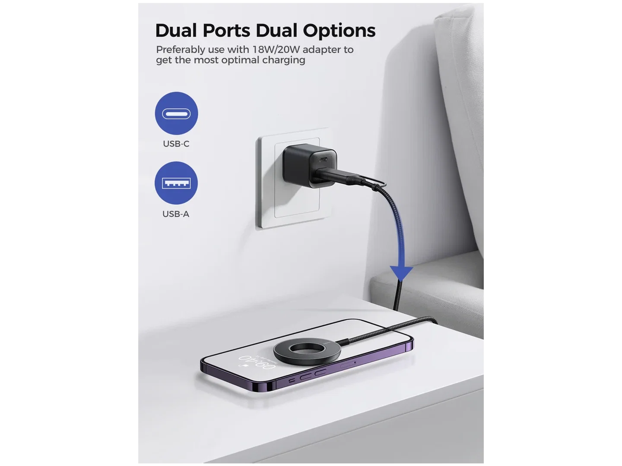 JoyRoom JR-WQM03 Magnetic Wireless Charger - Best Prices