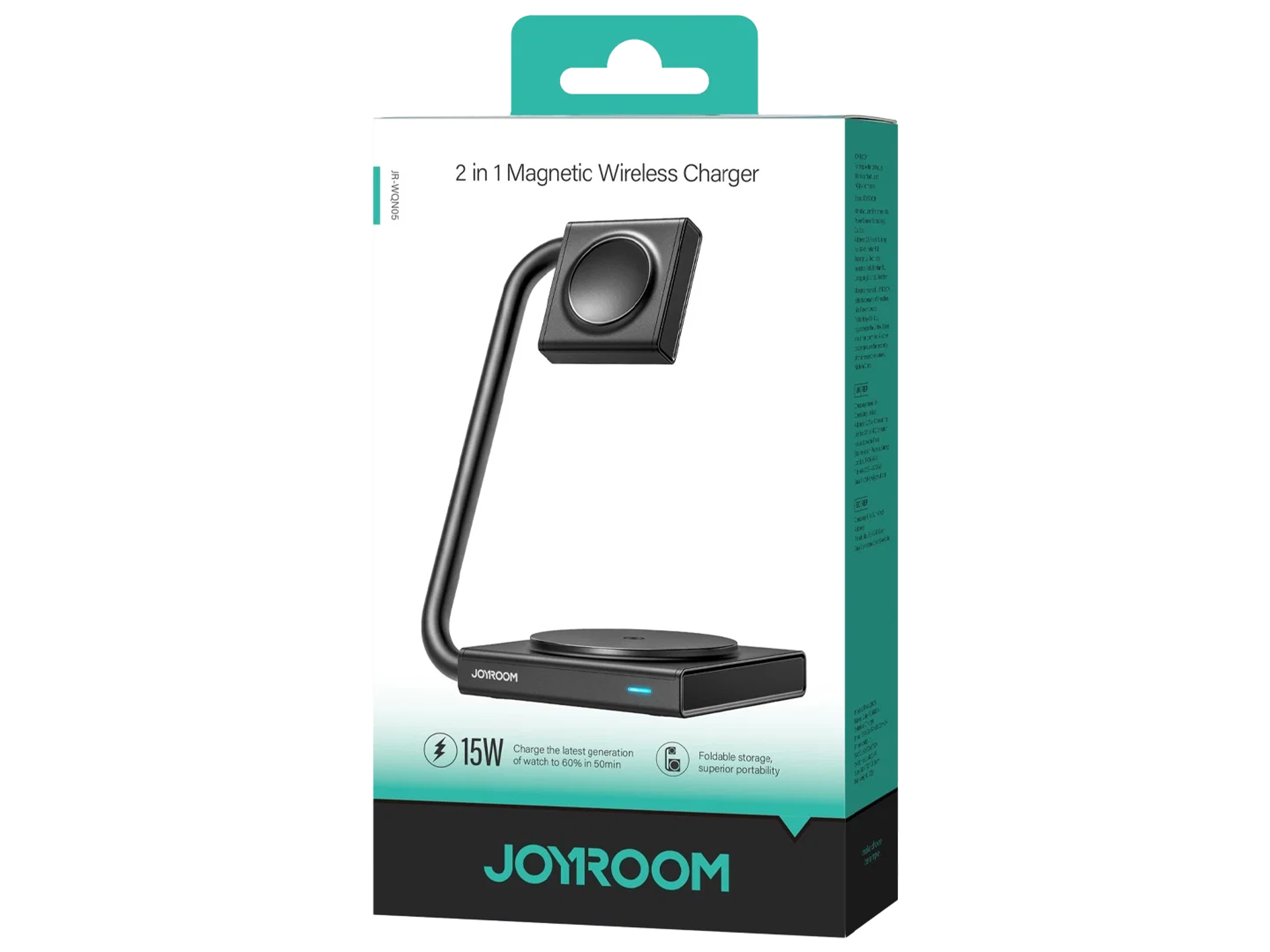 JoyRoom JR-WQN05 2 in 1 Foldable Wireless Charger - Best Prices