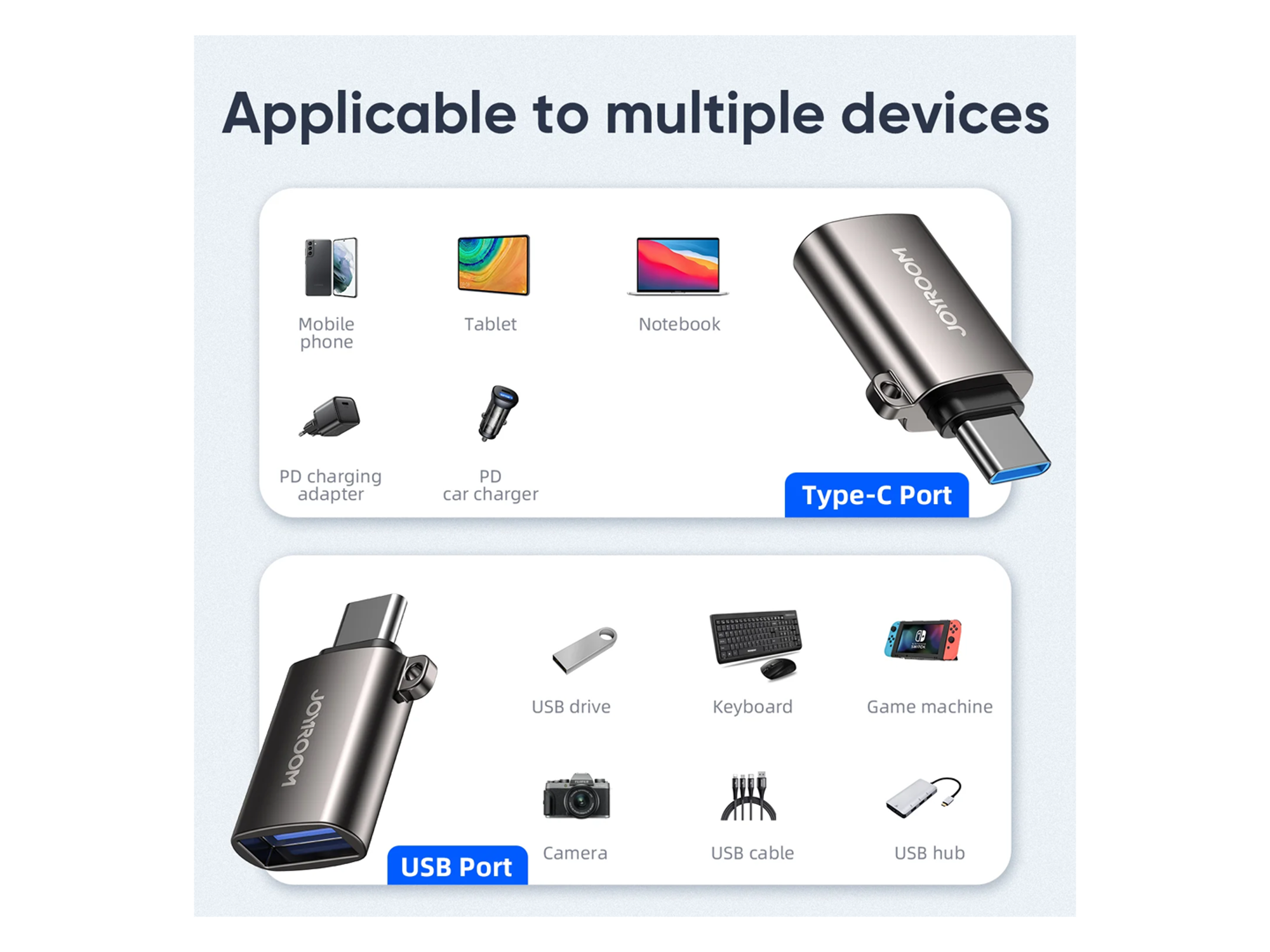 JoyRoom S-H151 Type-C to USB Female Adapter - Best Prices