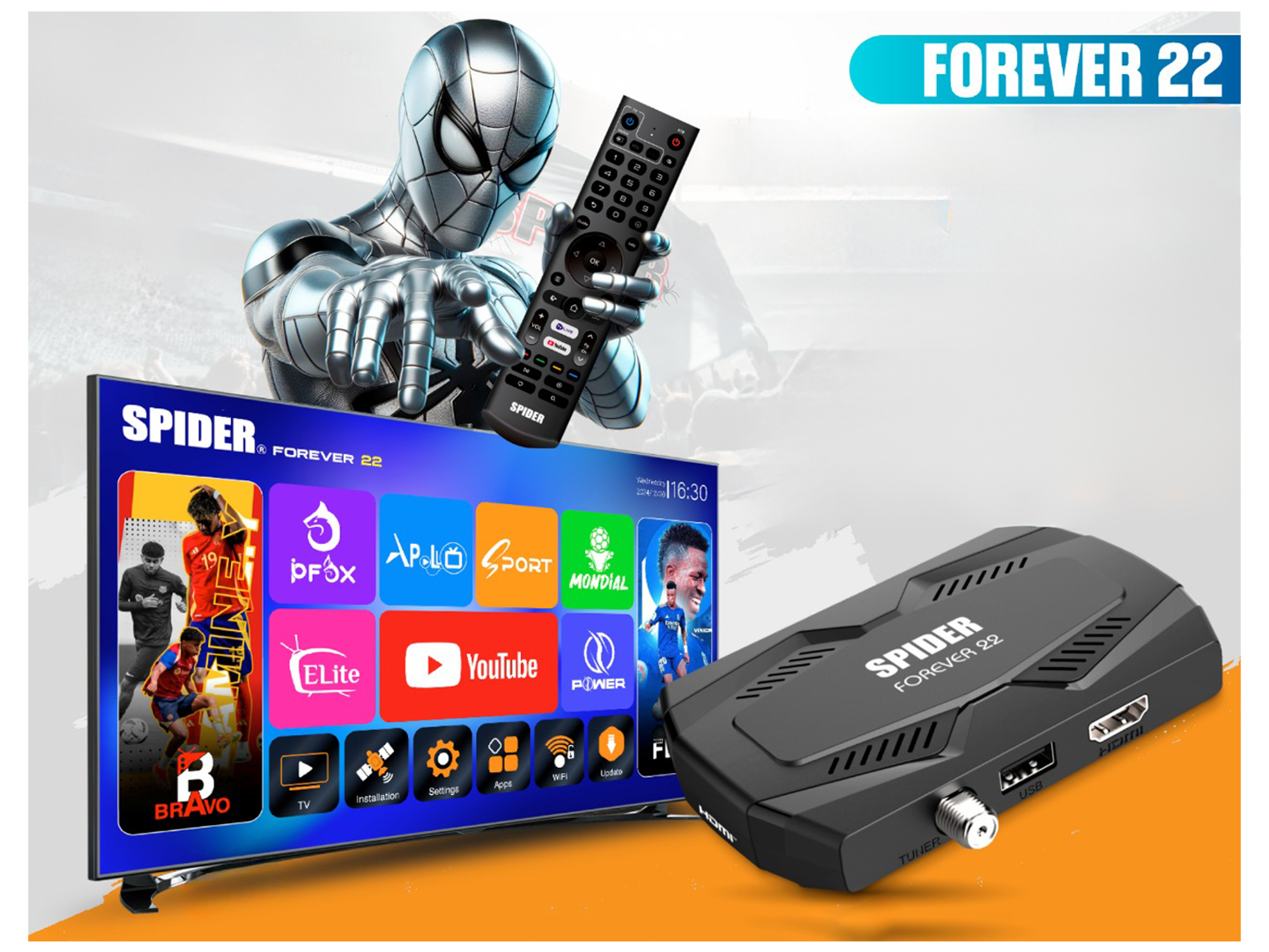 Spider Forever 22 Receiver - Best Prices