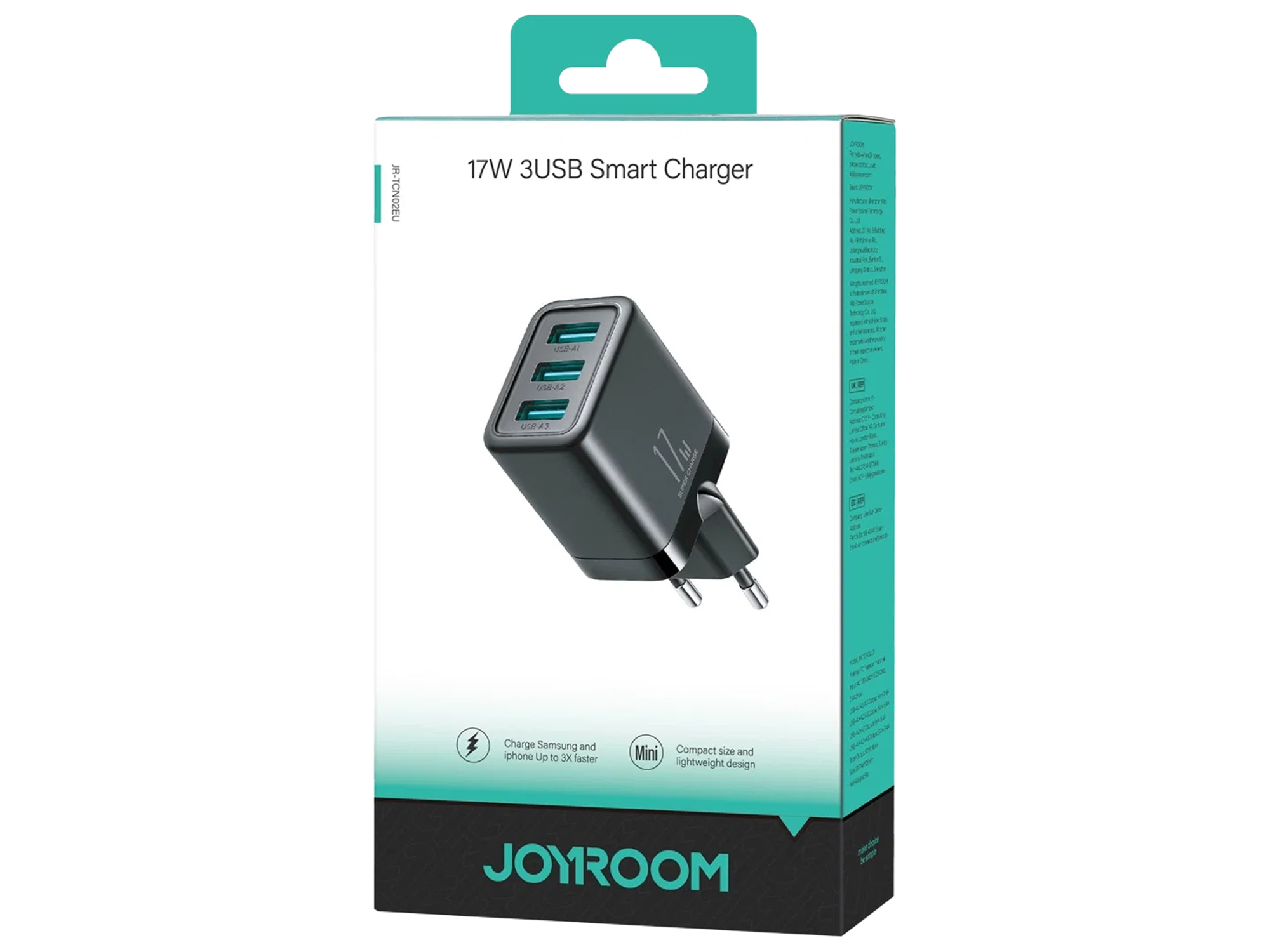 JoyRoom JR-TCN02 3USB Charger (EU) - Best Prices