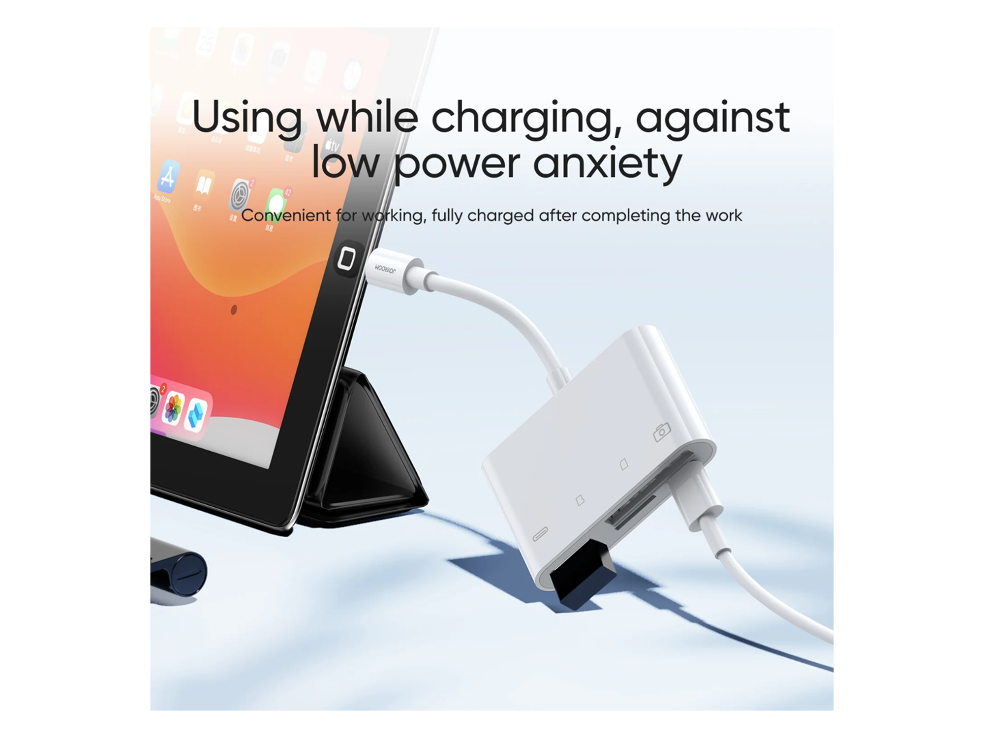 JoyRoom S-H142 Lightning to USB OTG Card Reader 12cm - Best Prices