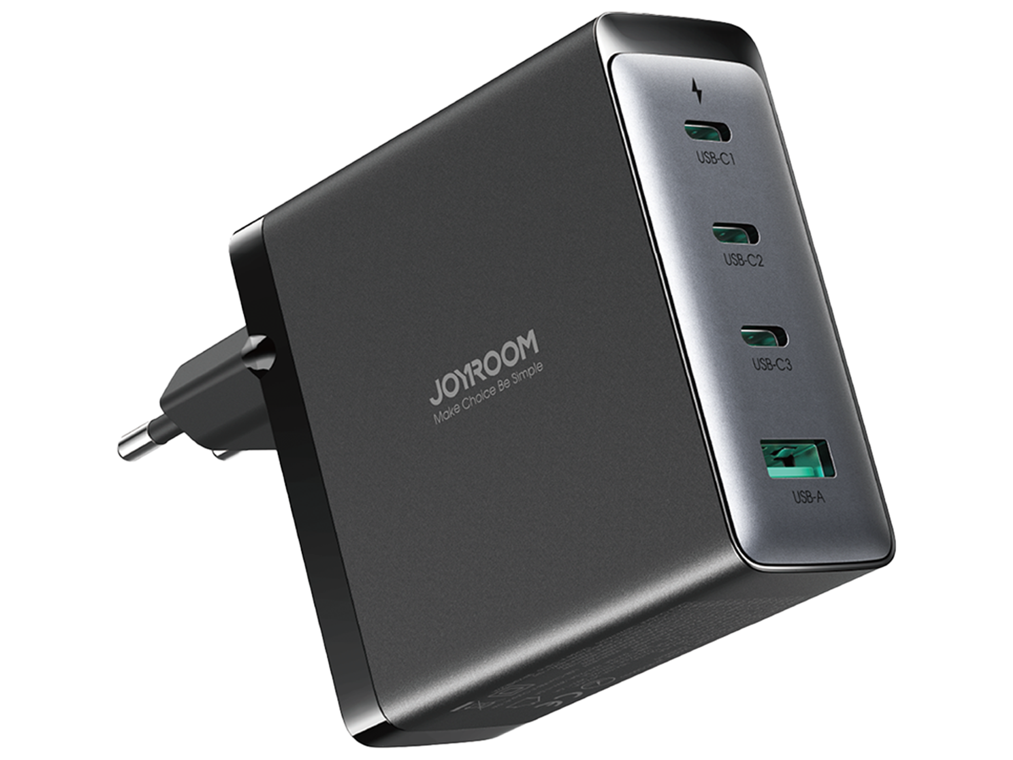 JoyRoom GaN Ultra JR-TCG05 140W 3C1A Fast Charger +240W C to C Cable 1.2m - Best Prices