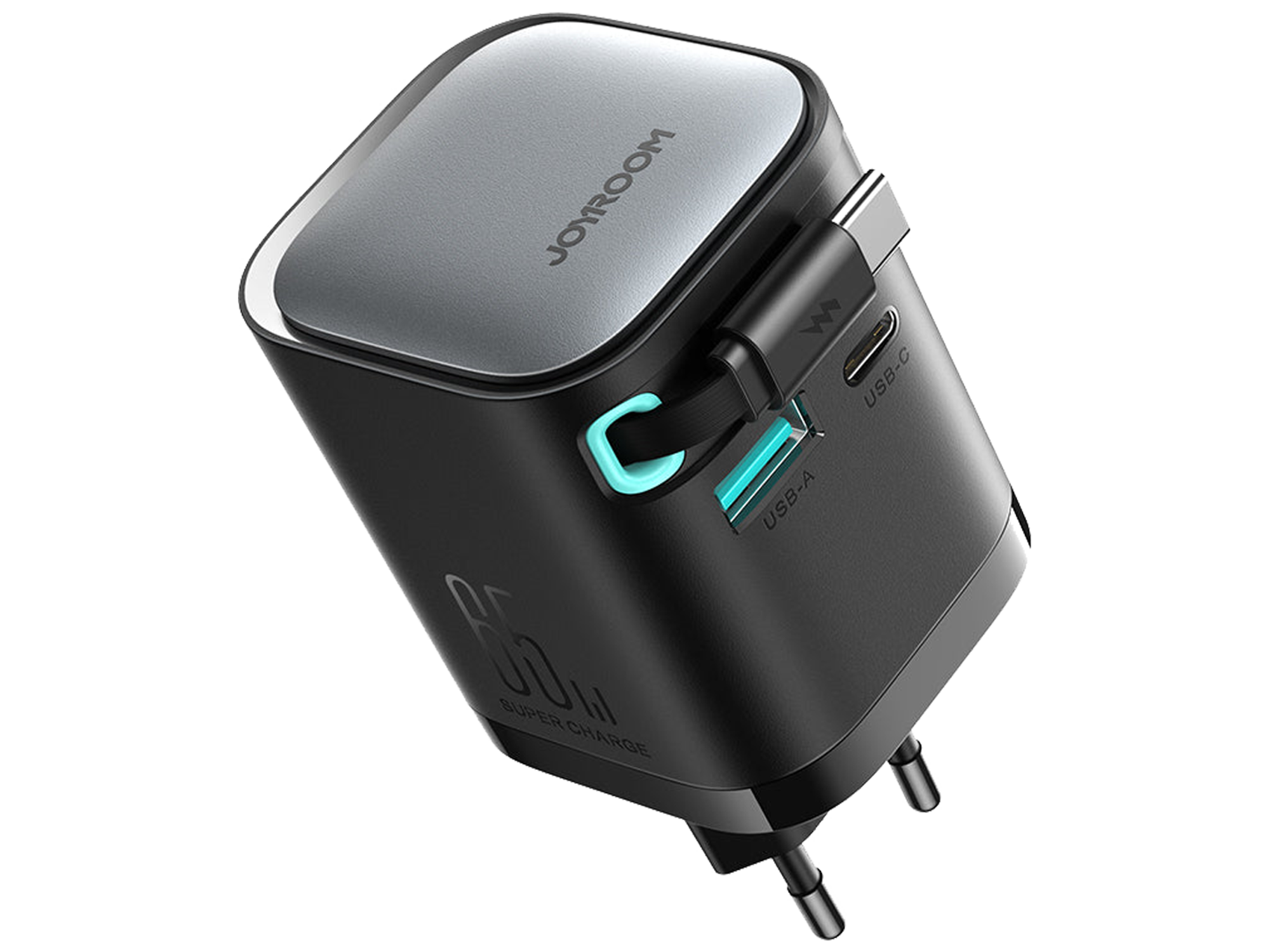 JoyRoom JR-TCL02 GaN 65W Charger with Retractable Cable - Best Prices