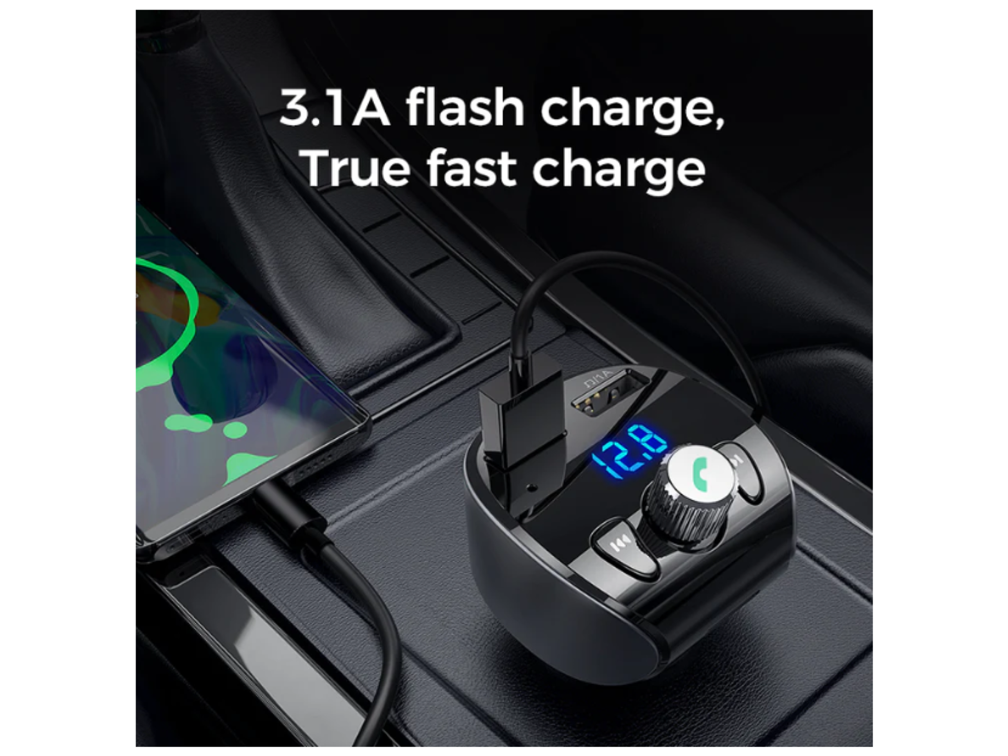 JoyRoom JR-CL02 Multi-Function Bluetooth MP3 Player QC3.0 Quick Charge Car Charger - Best Prices