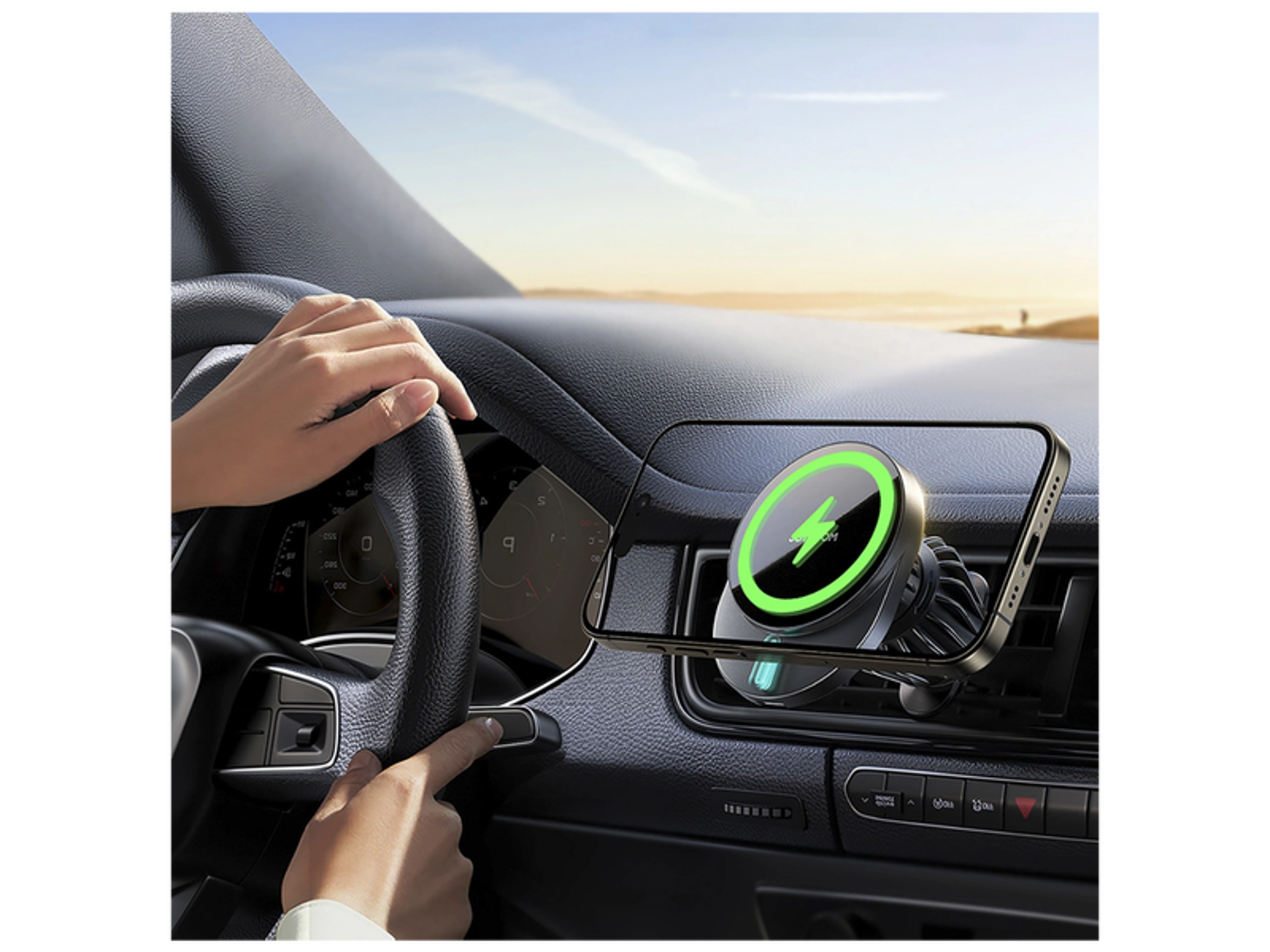 JoyRoom JR-ZS409 Magnetic Wireless Car Charger Holder - Best Prices