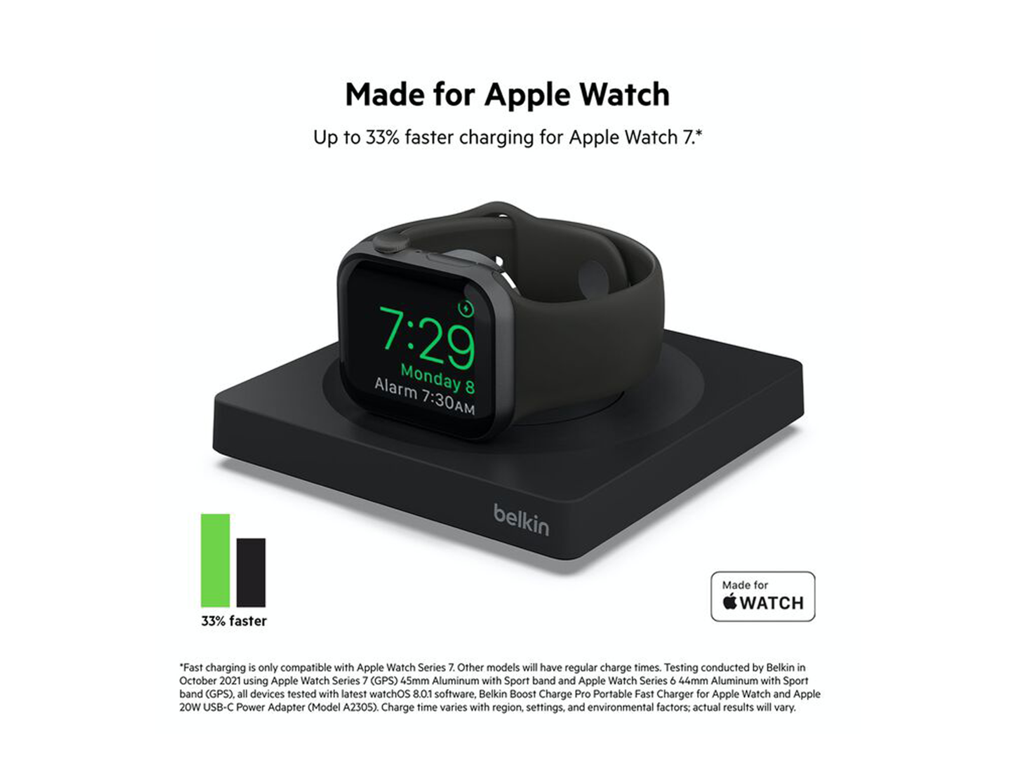 Belkin BoostCharge Pro Portable Fast Charger for Apple Watch - Best Prices