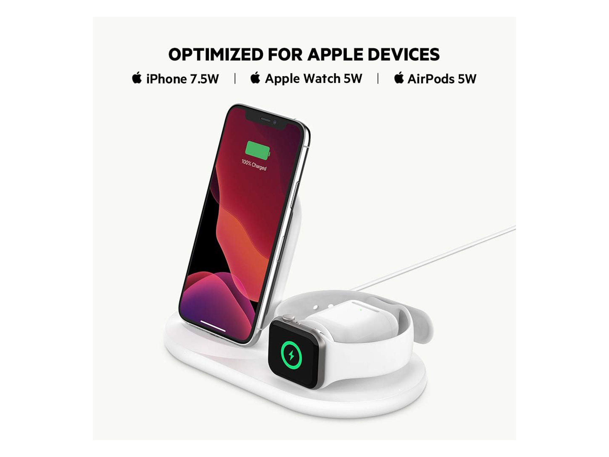 Belkin BoostCharge 3-in-1 Wireless Charger for Apple Devices - Best Prices