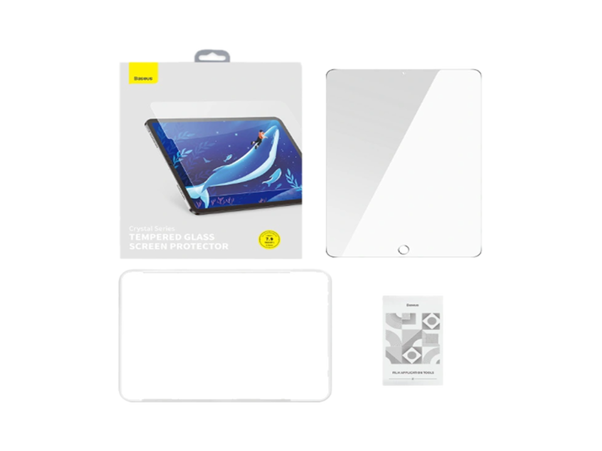 Baseus Crystal Series 0.3mm Anti Blue-ray Tempered Glass Screen Protector for 8.3-inch Pad Mini 2021 - Best Prices
