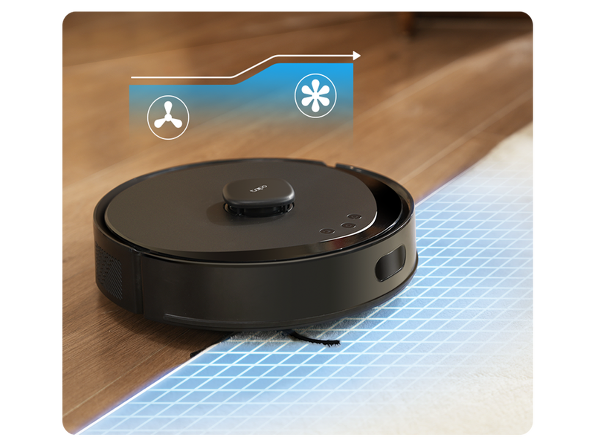 Tapo RV30 Max Plus  5300Pa Hyper Suction Robot Vacuum &  Mop + Smart Auto-Empty Dock - Best Prices