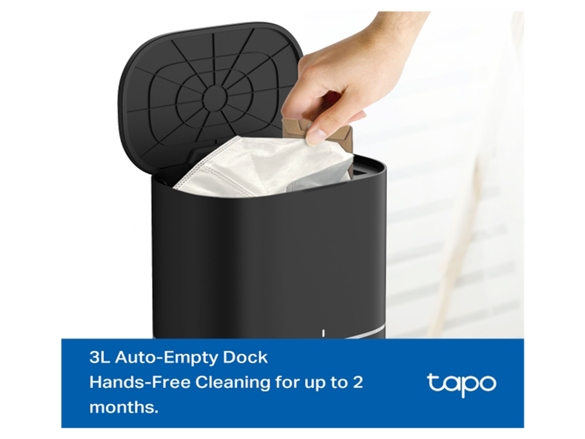 Tapo RV30 Max Plus  5300Pa Hyper Suction Robot Vacuum &  Mop + Smart Auto-Empty Dock - Best Prices