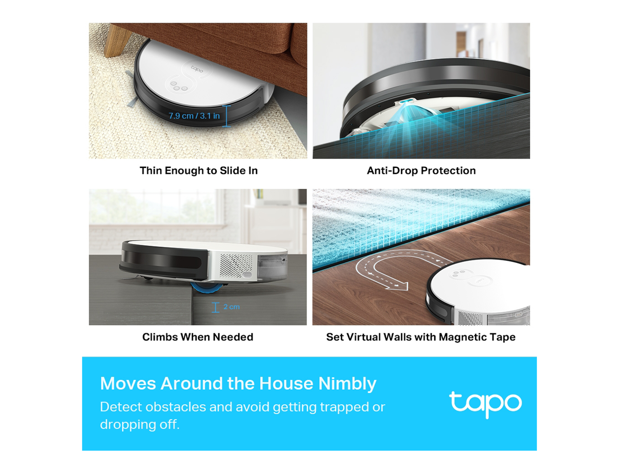 Tapo RV10 Plus  Robot Vacuum & Mop + Smart  Auto-Empty Dock - Best Prices