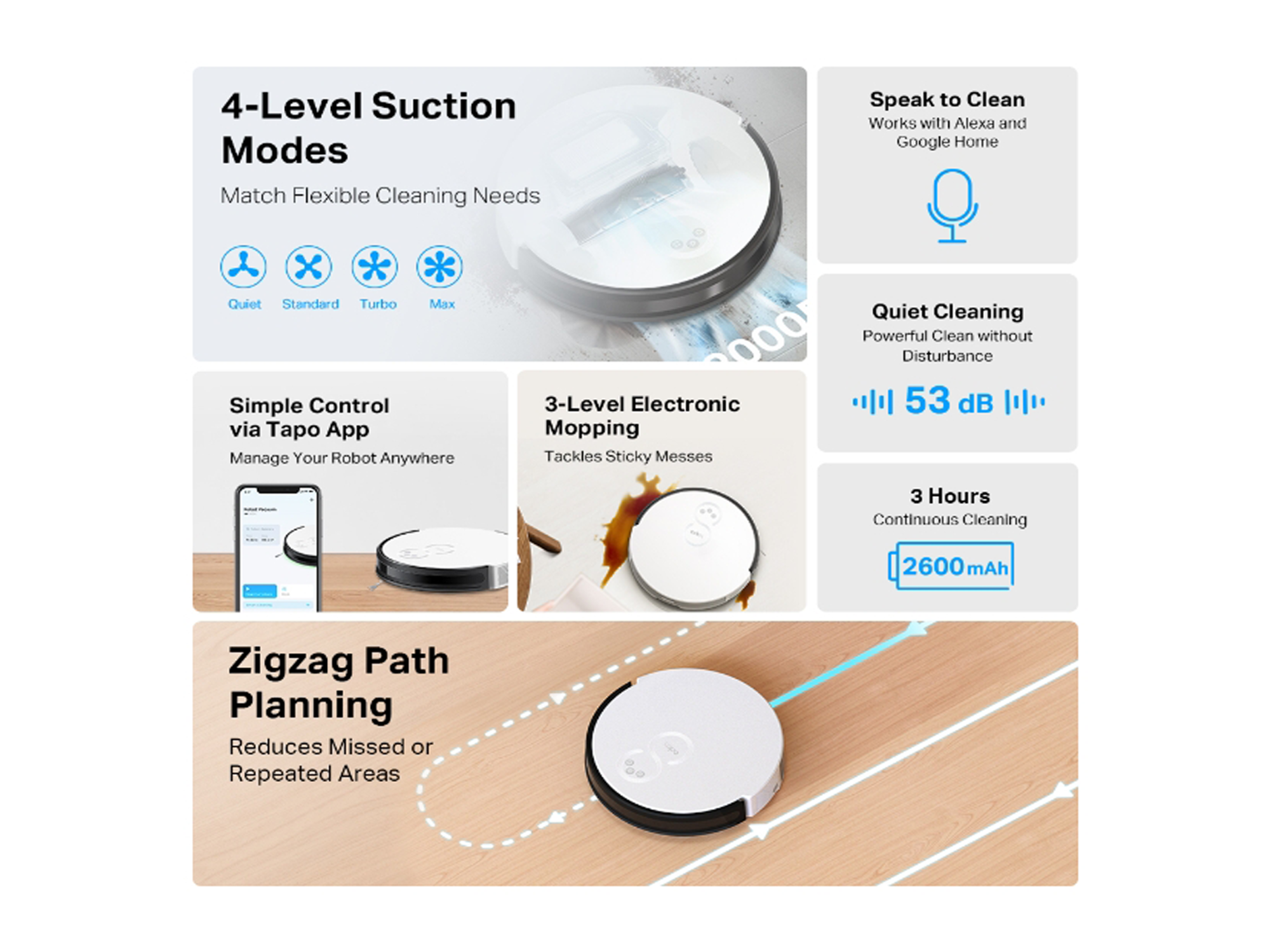 Tapo RV10  Robot Vacuum & Mop - Best Prices