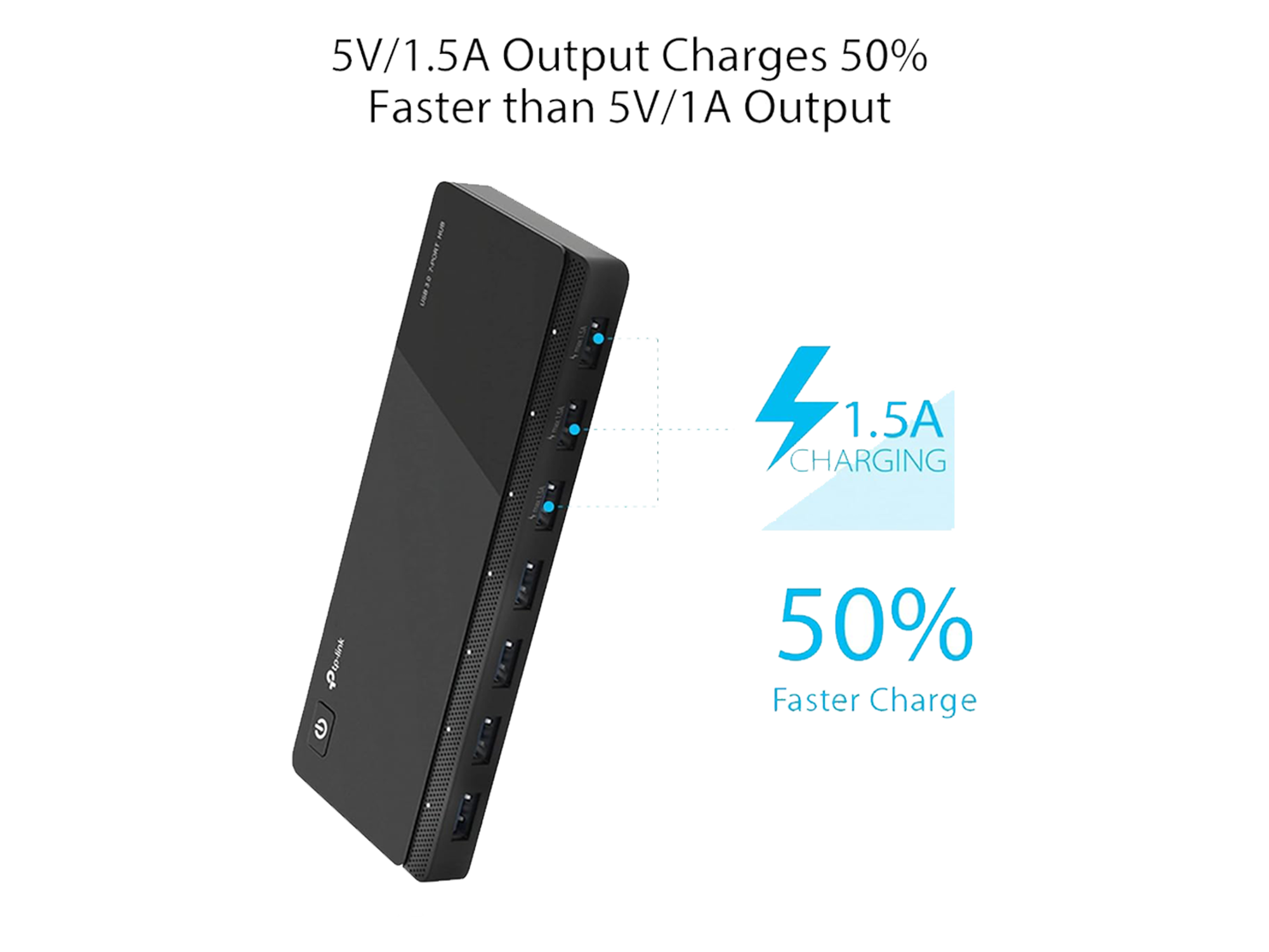 TP-Link UH700 USB 3.0 7-Port Hub - Best Prices