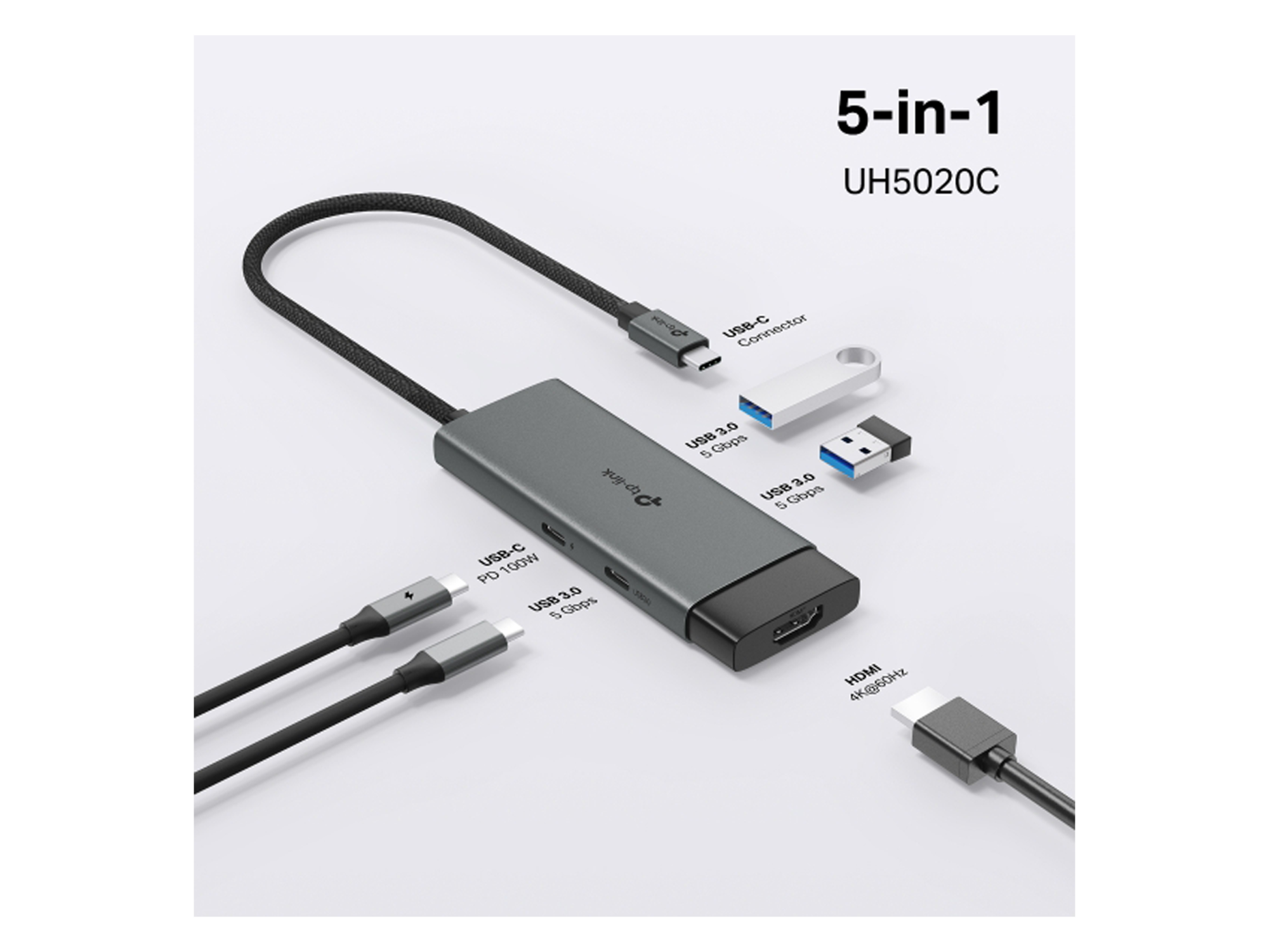 TP-Link UH5020C USB Type-C 5 in 1 Hub - Best Prices