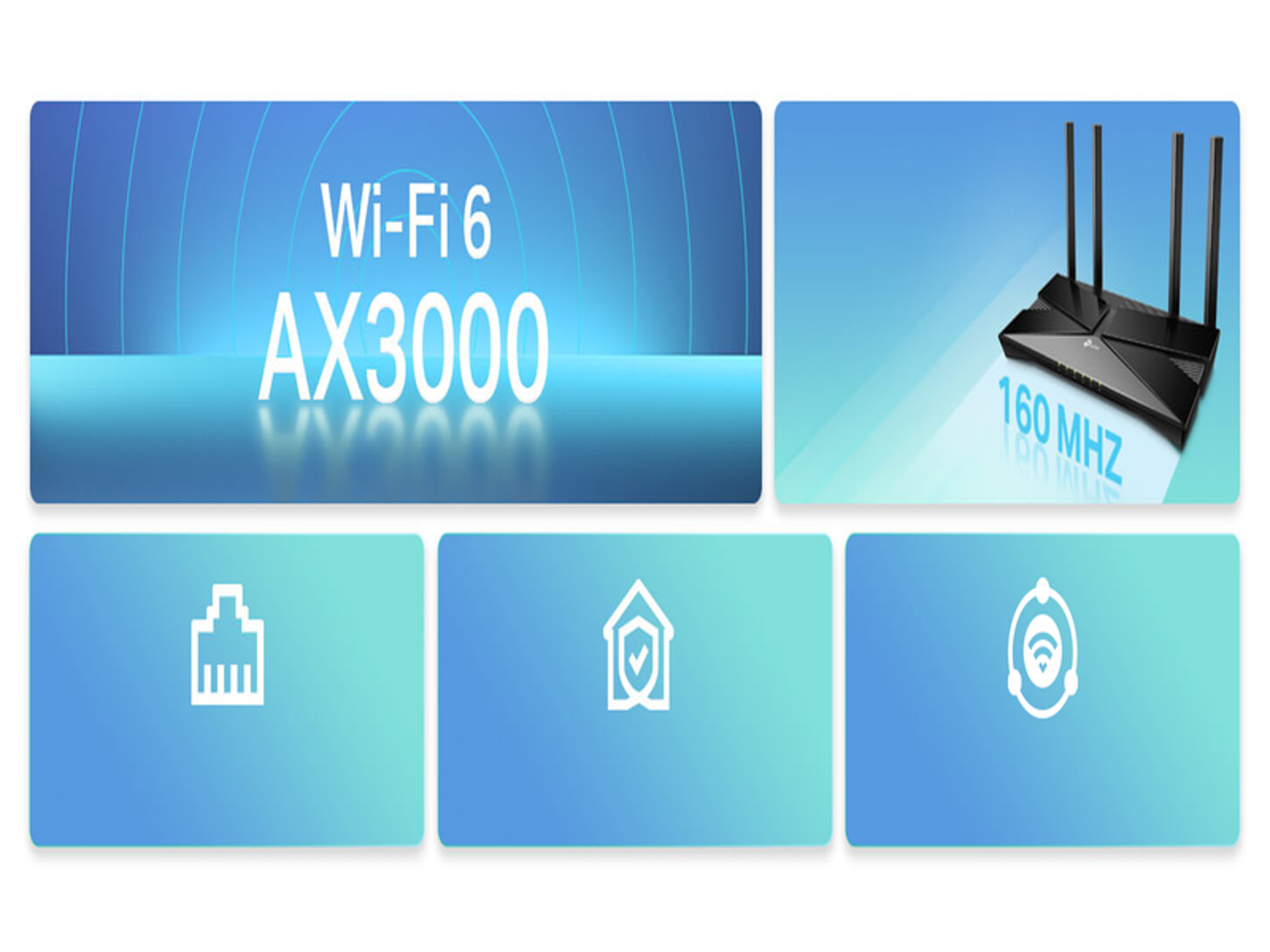 Tp-Link Archer AX53  AX3000 Dual Band Gigabit  Wi-Fi 6 Router - Best Prices