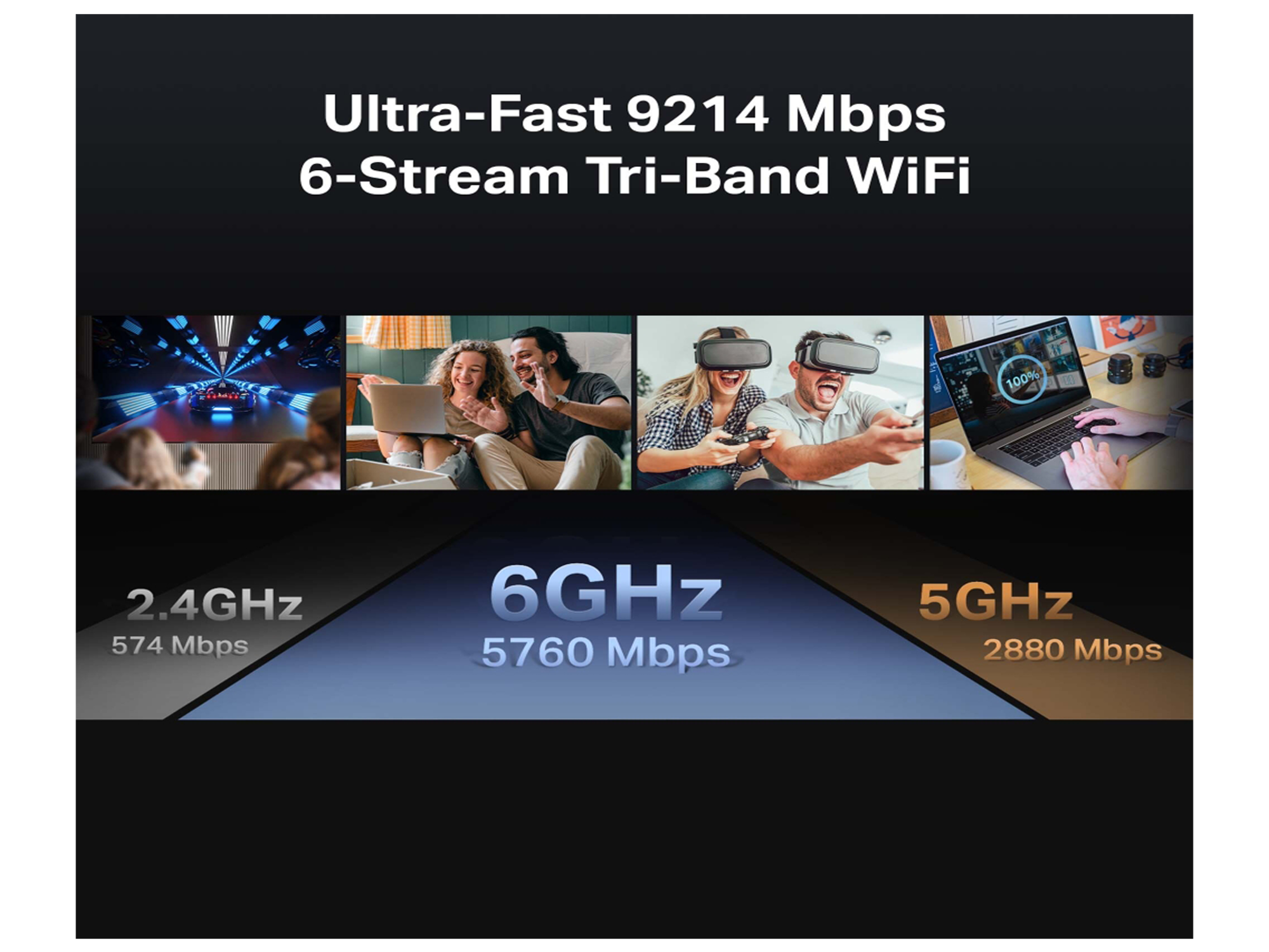 Tp-Link Archer BE550  BE9300 Tri-Band Wi-Fi 7 Router - Best Prices