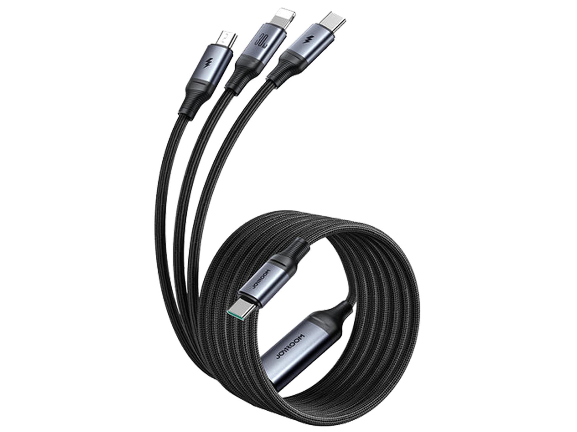JoyRoom SA21 Speedy Series 30W 3-in-1 Fast Charging Cable 1.2m - Best Prices