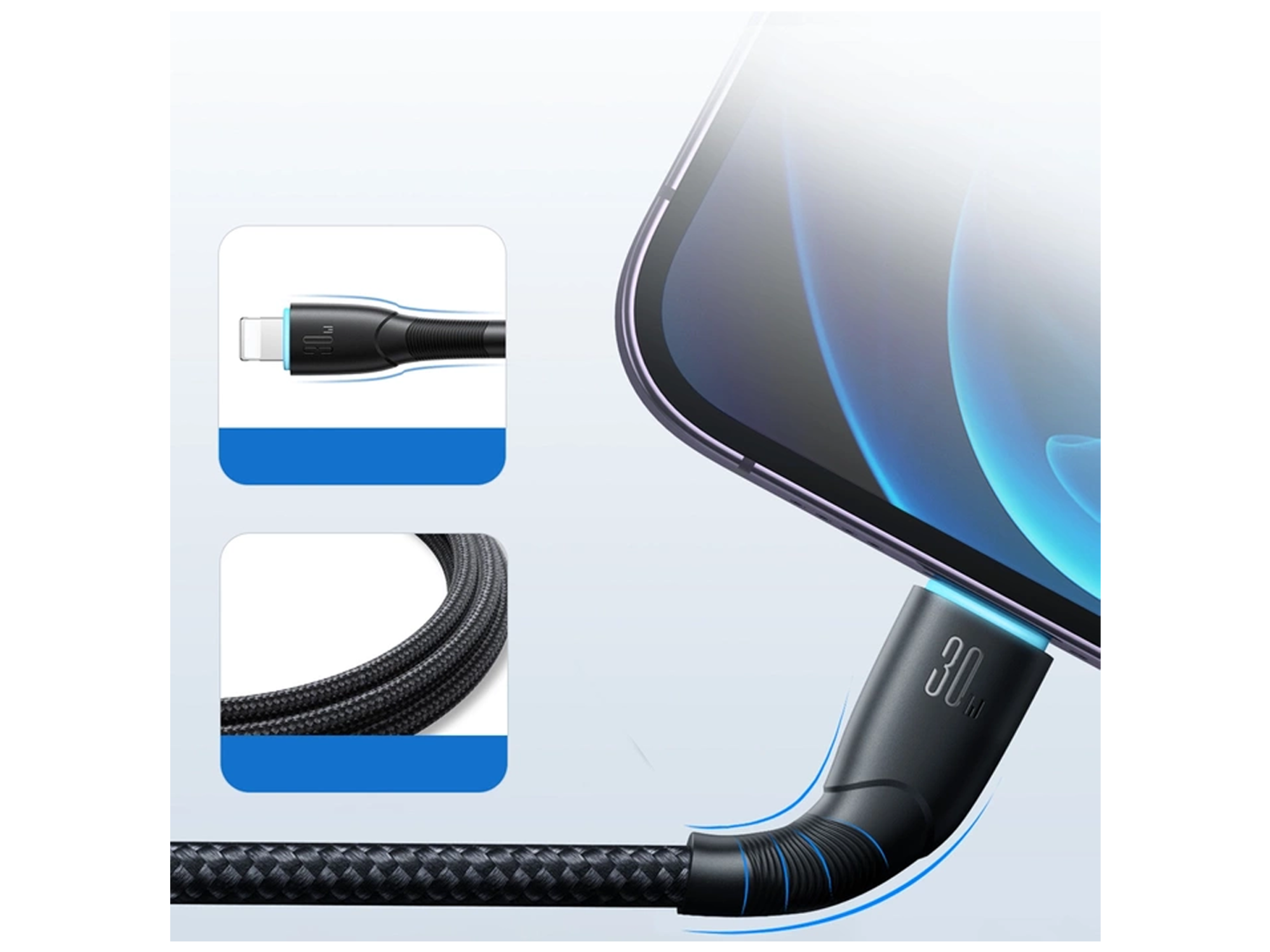 JoyRoom SA32-CL3 Type-c to Lightning Data Cable 30W PD JoyRoom SA32-CL3 Type-c to Lightning Data Cable 30W PD