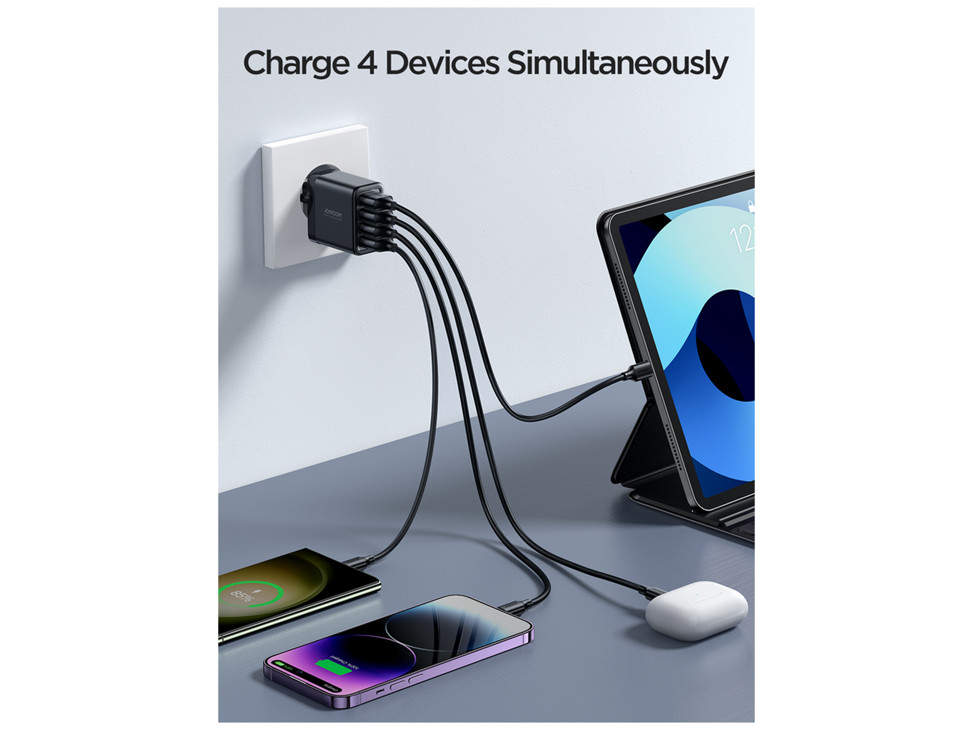 JoyRoom JR-TCN03 4.8A 4USB Charger - Best Prices