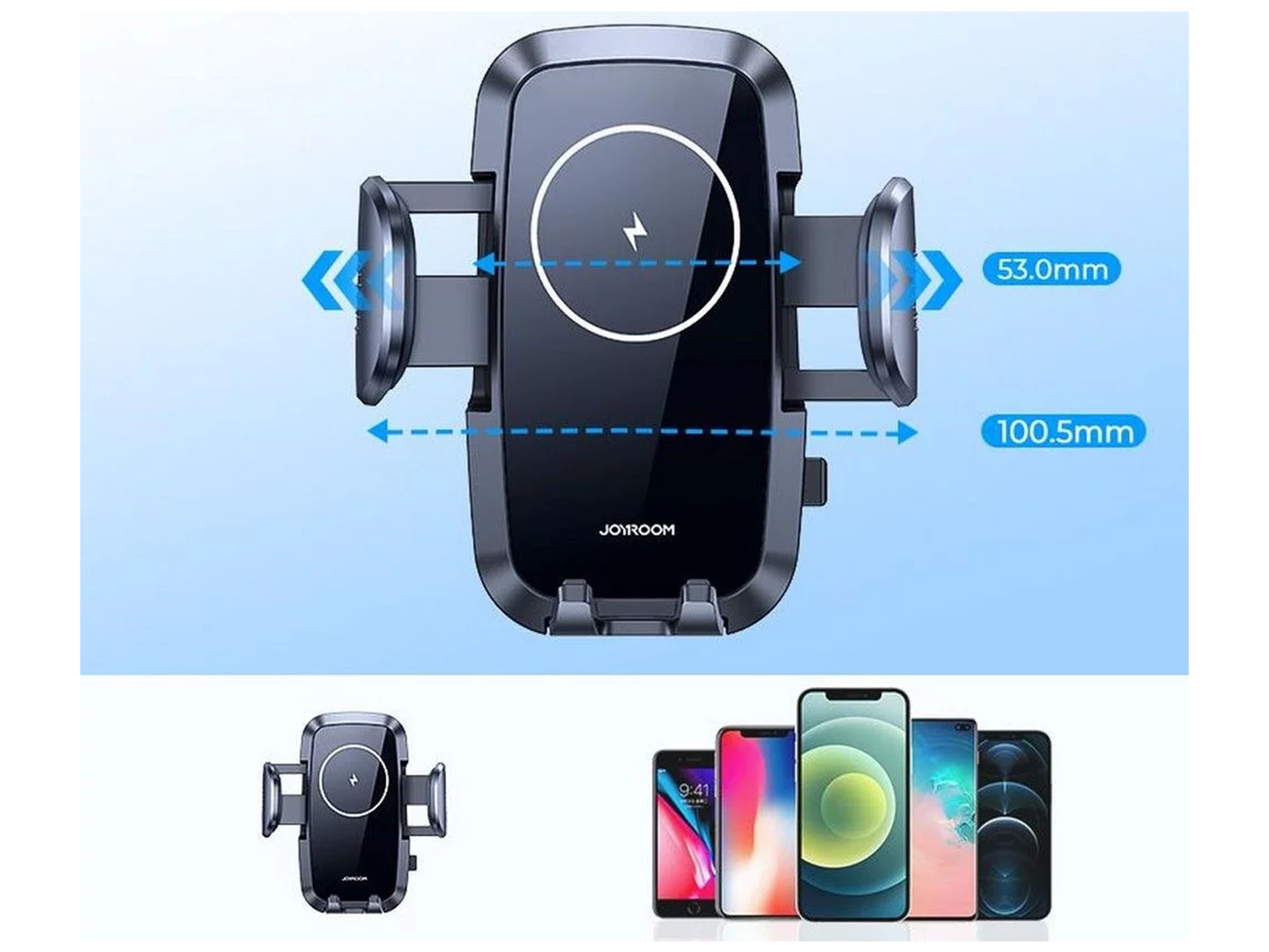 JoyRoom Holder JR-ZS241 Dashboard Car Mount Wireless Charger 15W - Best Prices