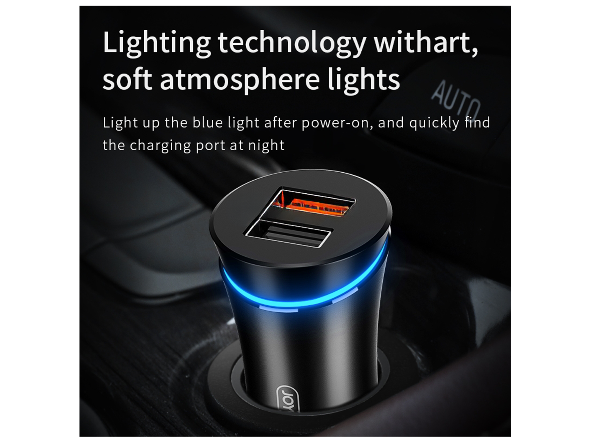 JoyRoom JR-C08 Extreme Speed Series QC3.0 + 2.4A Dual USB Port Car Charger - Best Prices