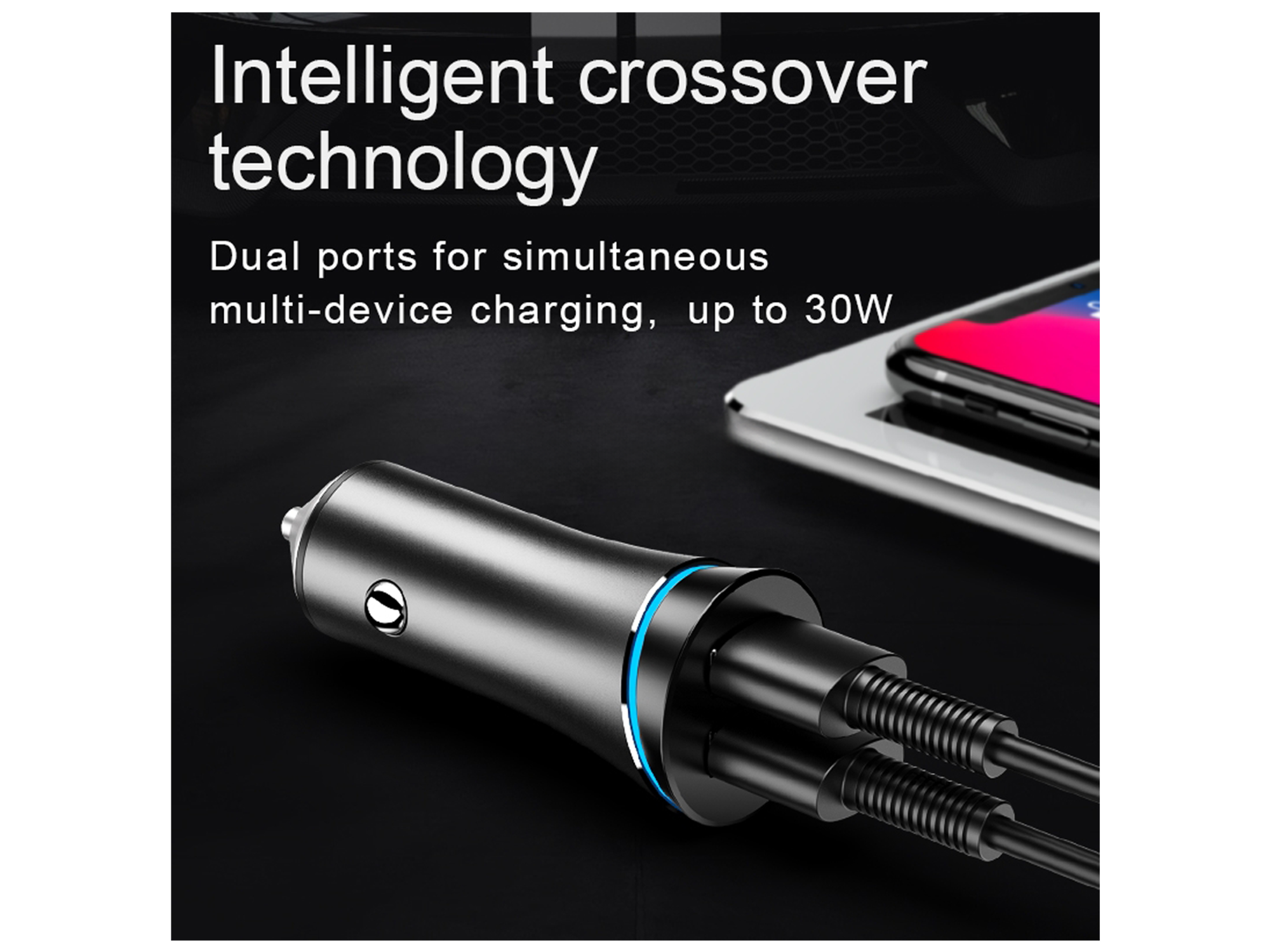 JoyRoom JR-C08 Extreme Speed Series QC3.0 + 2.4A Dual USB Port Car Charger - Best Prices