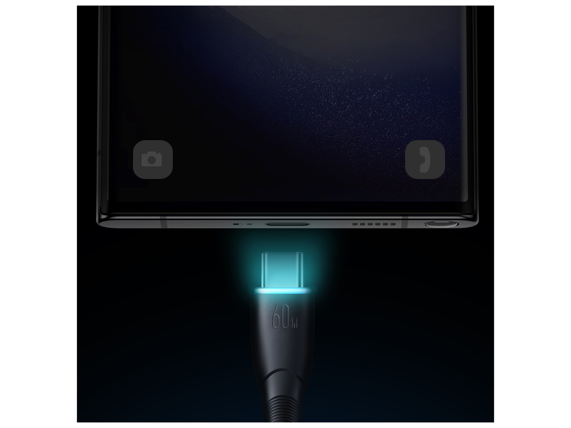 Joyroom - Starry - série SA32-AC6 100W Câble USB-A/USB-C 1m - noir