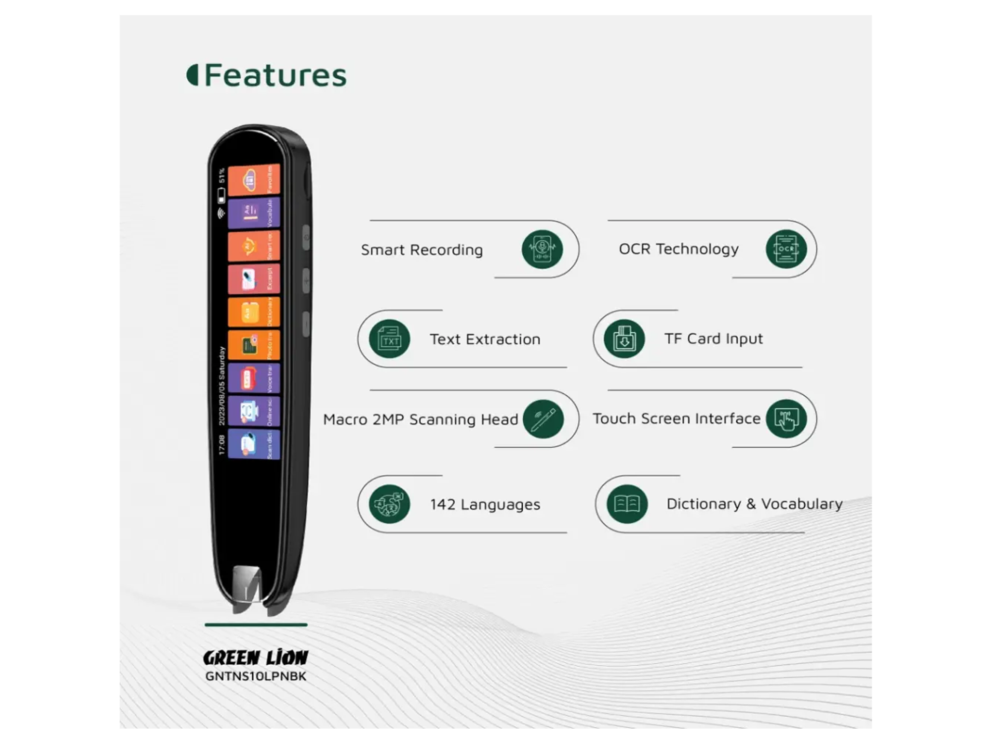 Green Lion Translation Pen - Best Prices