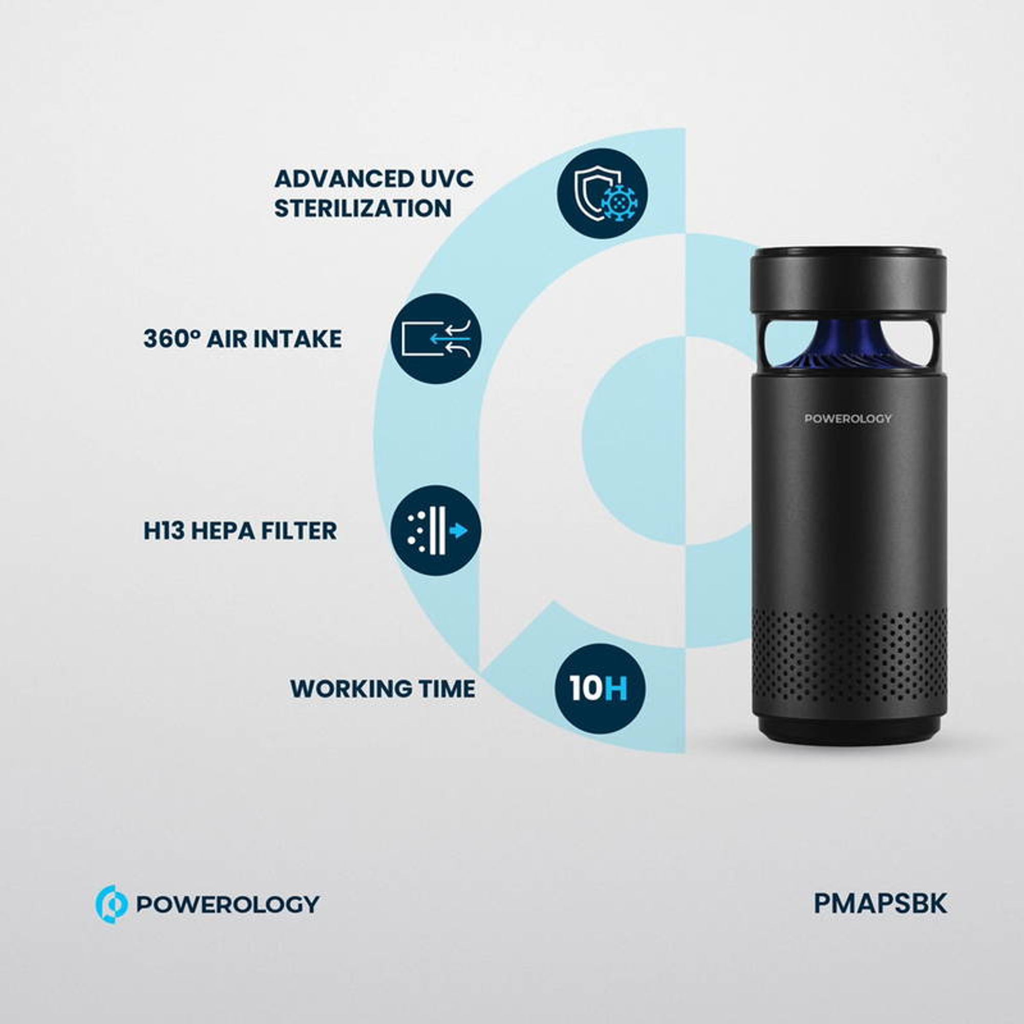 Powerology Portable Air Purifier - Best Prices