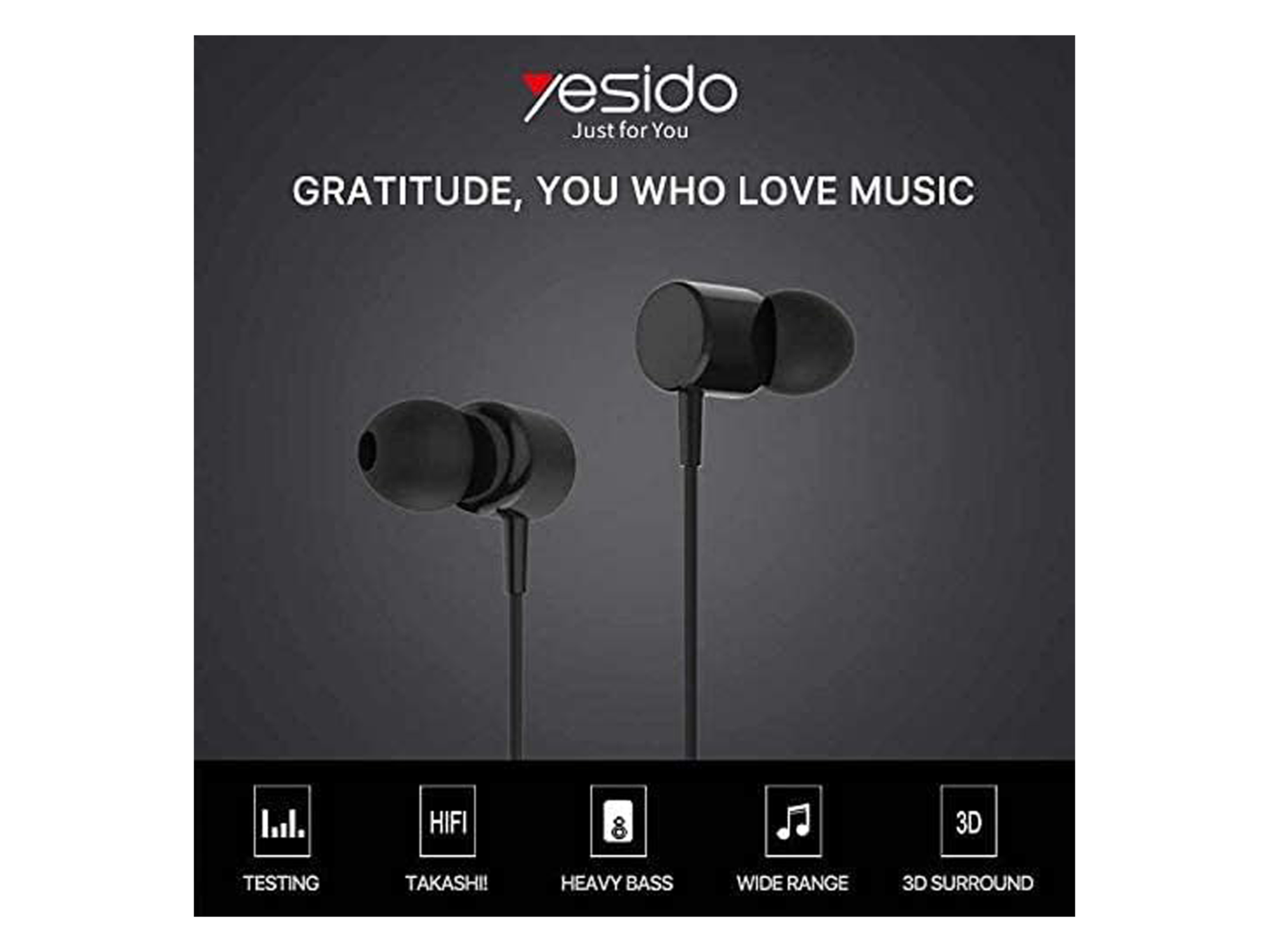 Yesido YH16 Earphones - Best Prices