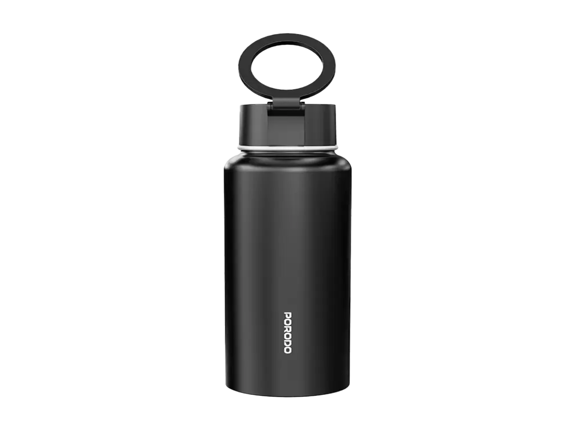 Porodo Lifestyle Magnetic Mount Water Bottle Black