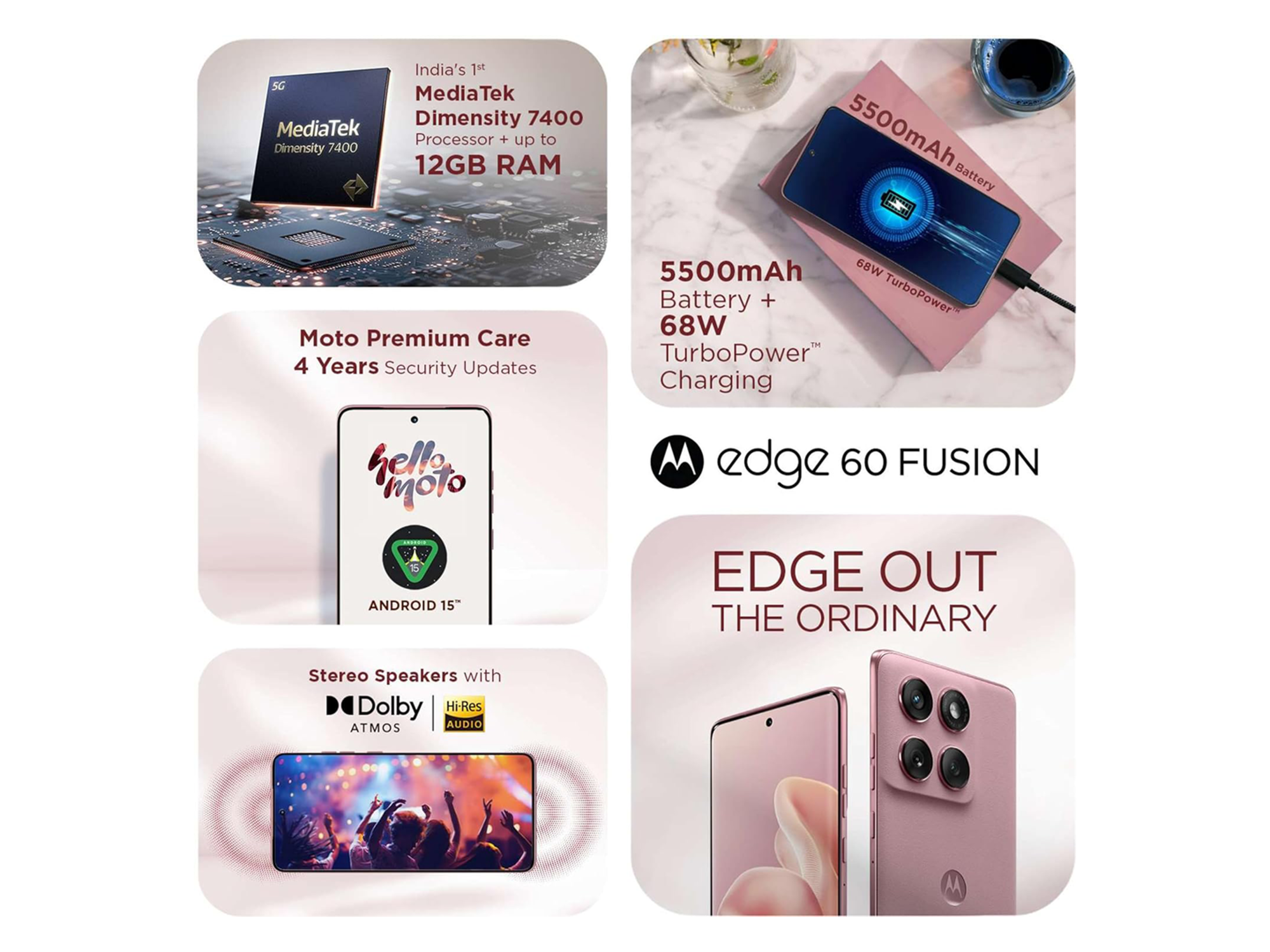 Motorola Edge 60 Fusion 5G - Best Prices