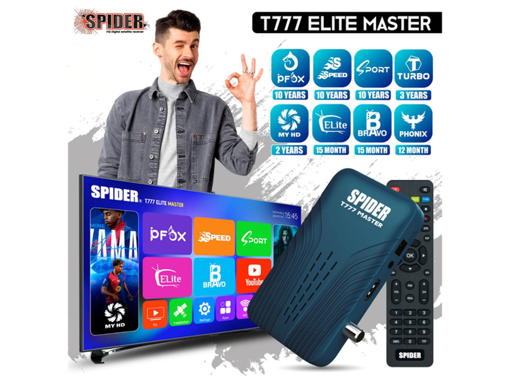 Spider T777 Elite Master Receiver - Best Prices