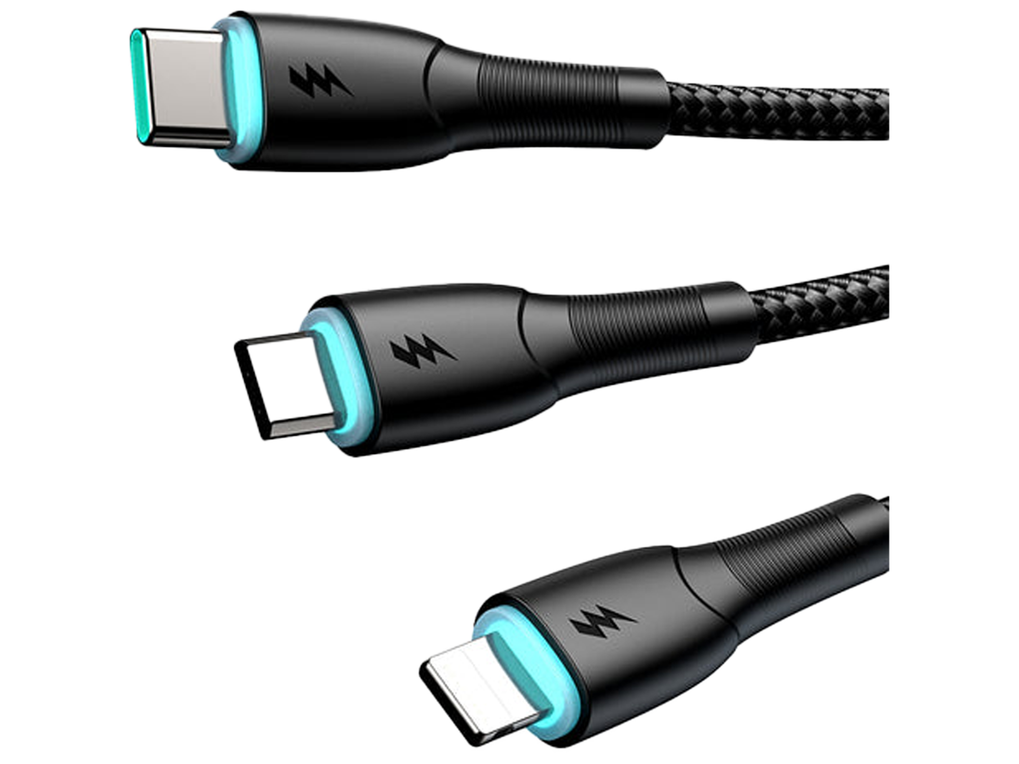 JoyRoom SA33-1T3 3-in-1 Data Cable (Lightning+Type-C+Micro) 1.2m - Best Prices