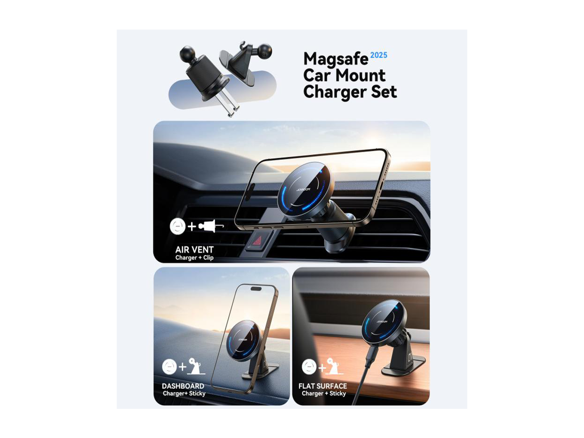 JOYROOM JR-ZS502 Magnetic Wireless Car Holder - Best Prices