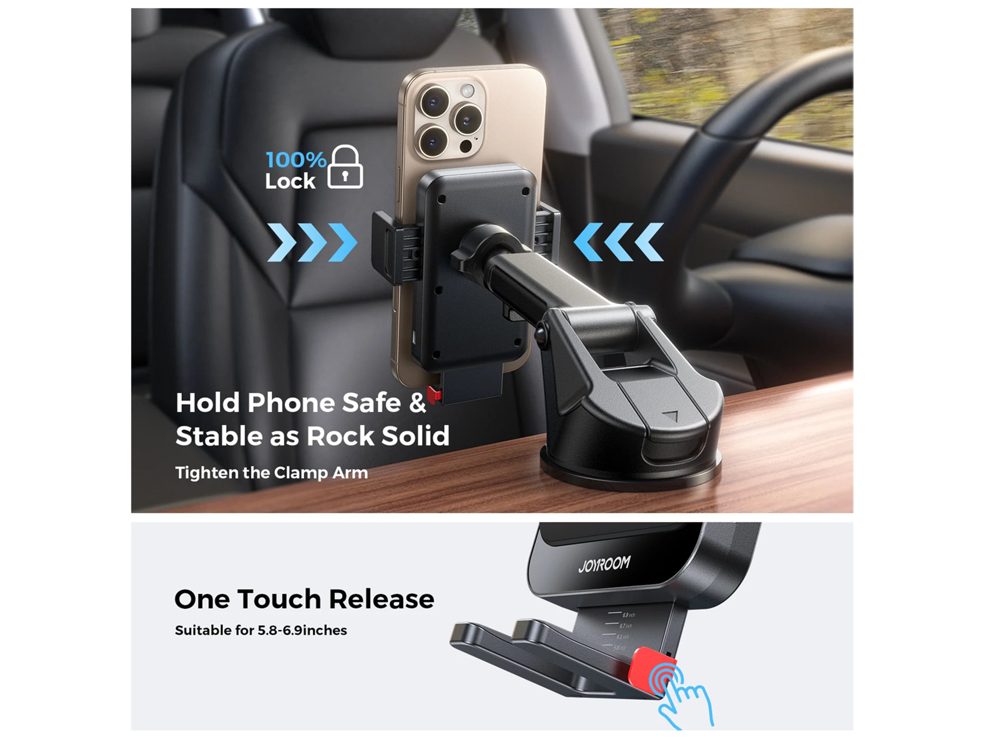 Joyroom JR-ZS241S Wireless Car Charger Holder - Best Prices