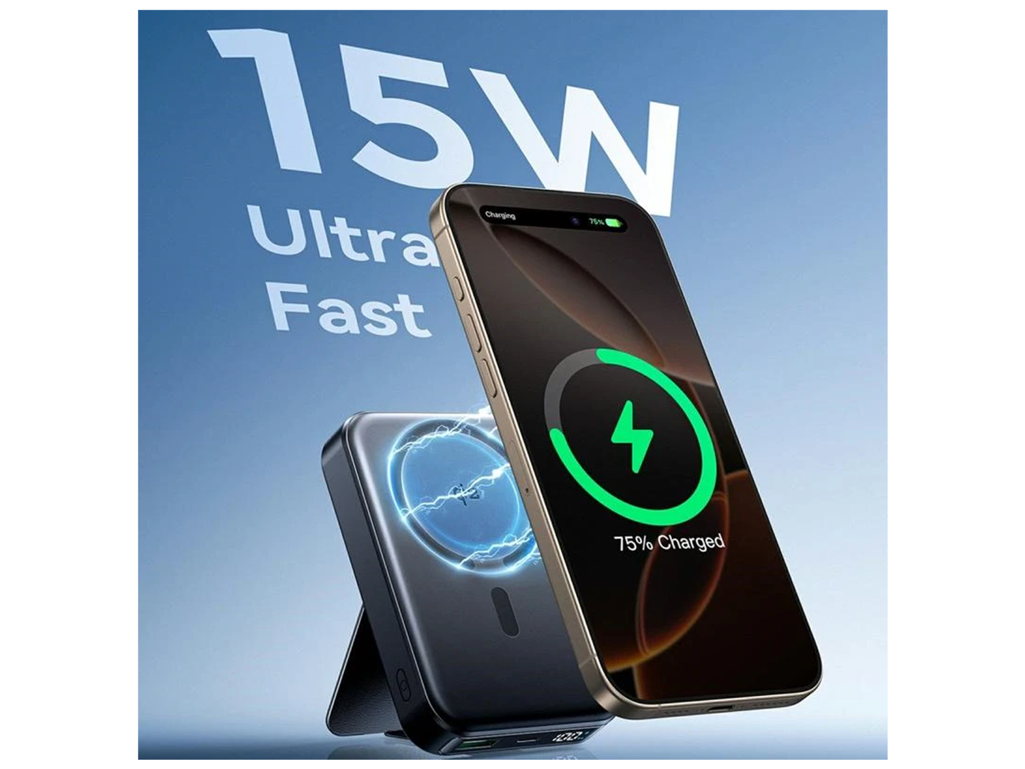 JoyRoom JR-PBM11 22.5W Qi2 Magnetic Wireless Power Bank with Kickstand - Best Prices