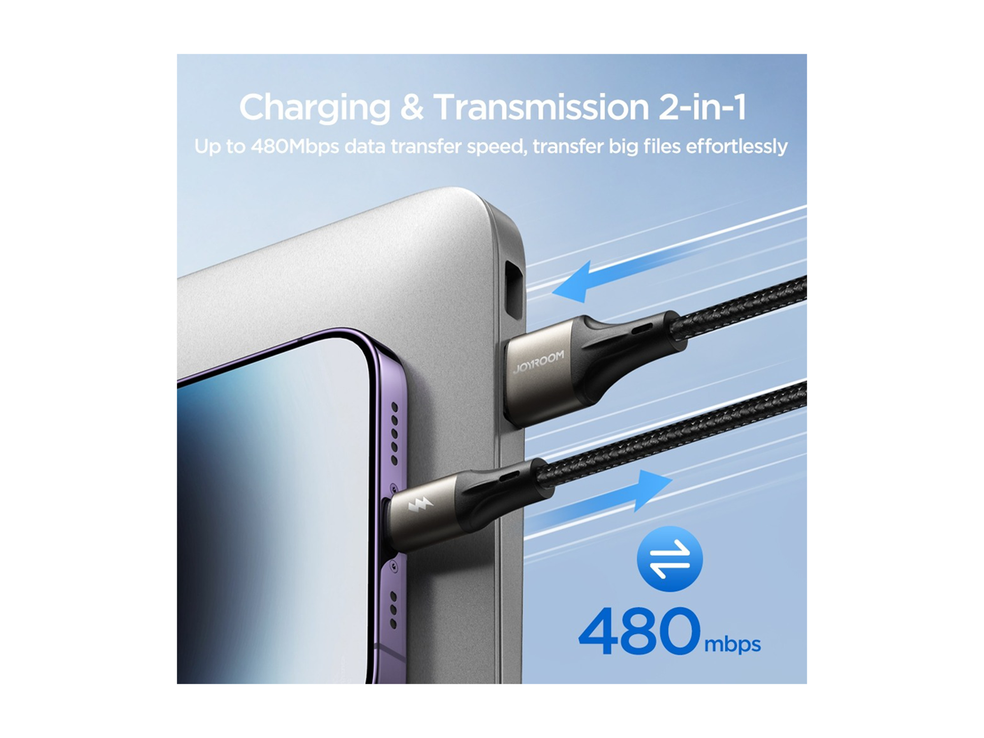 جوي رووم كابل بيانات شحن سريع SA25-AM3 3A USB إلى Micro USB - أفضل سعر