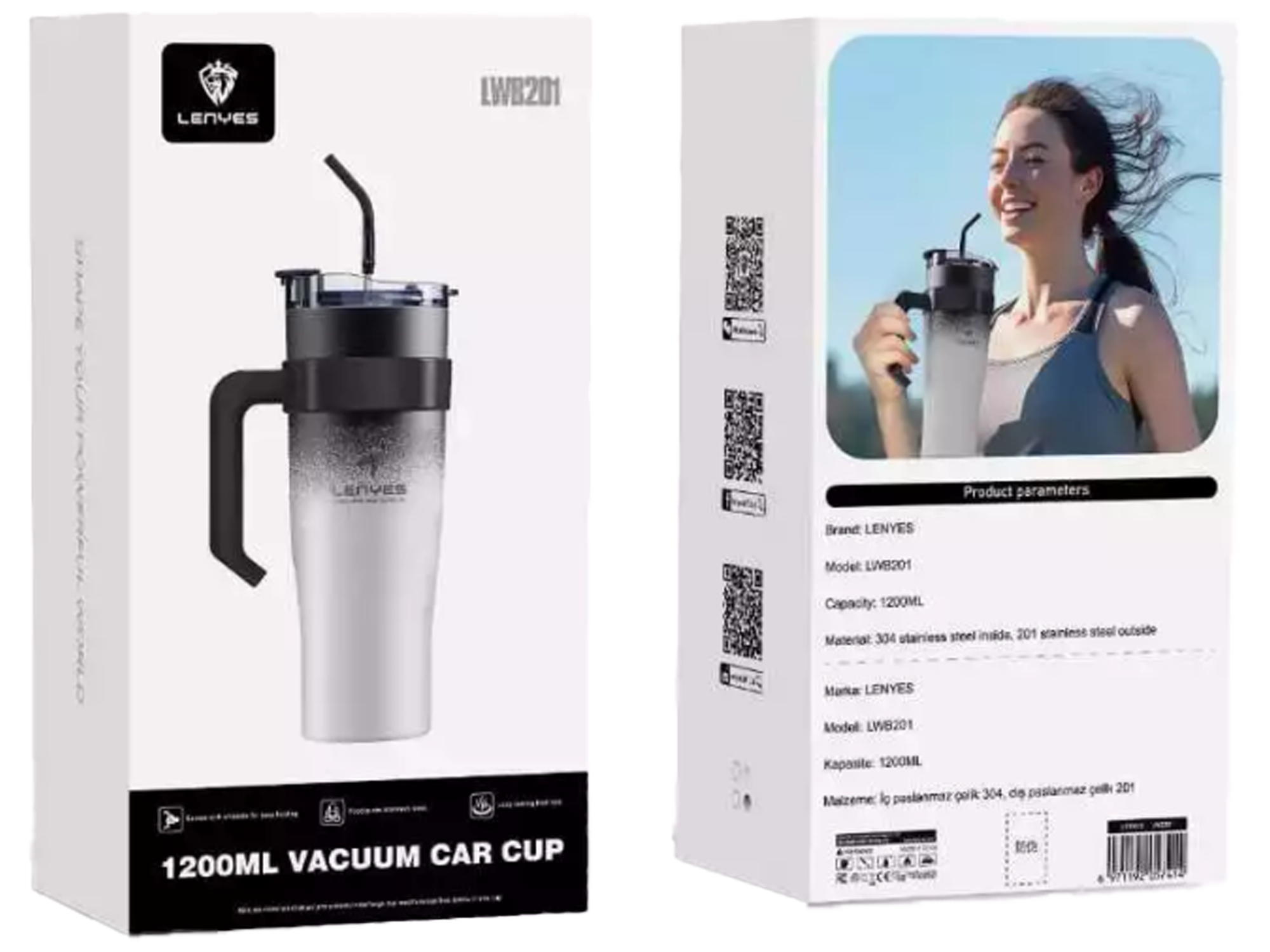 Lenyes LWB201 Sports Mug – Stainless Steel & Portable - Best Prices Lenyes LWB201 Sports Mug – Stainless Steel & Portable - Best Prices
