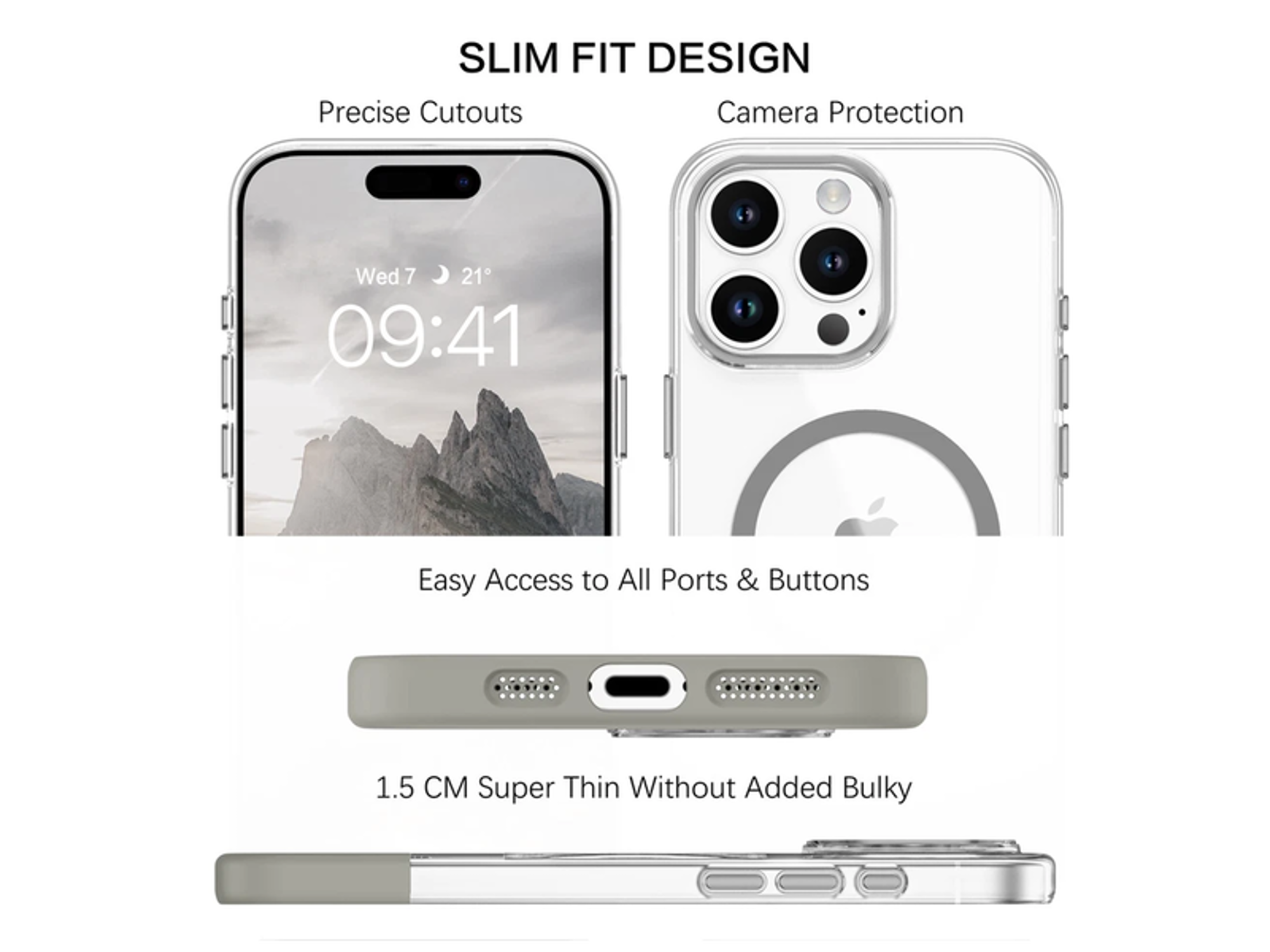 MagSafe Rugged Shockproof Slim Phone Cover for iPhone Series - Best Prices
