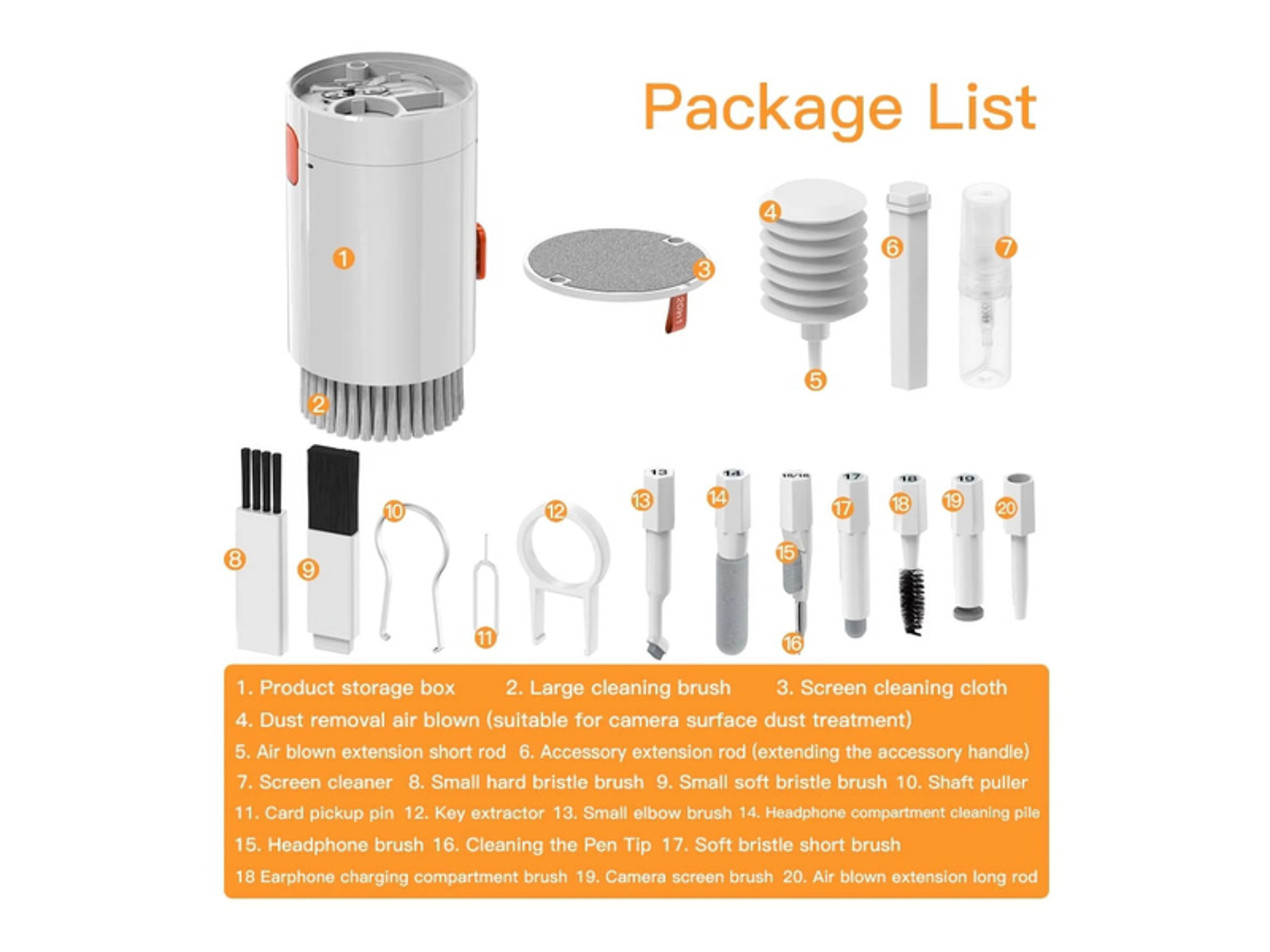 20 in 1 Multifunctional Cleaner Kit for Electronic Devices - Best Prices