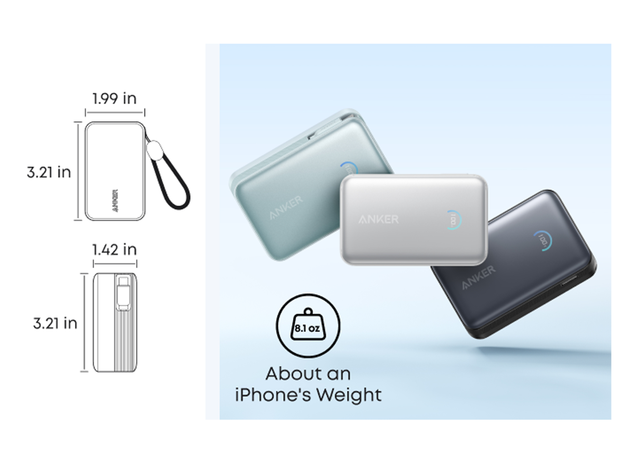 Anker Nano Power Bank (10K, 45W, Built-In Retractable USB-C Cable) - Best Prices